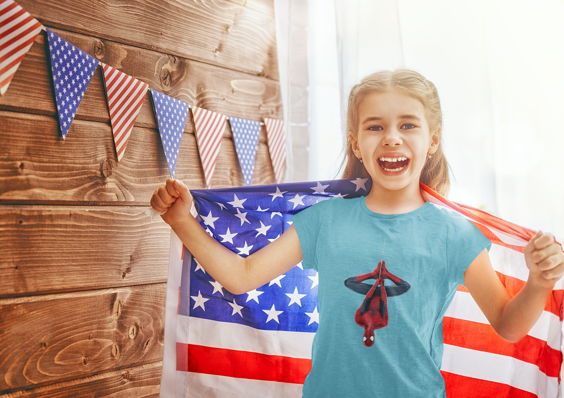 Cute Cartoon Half Sleeves T-Shirt For Girls -FunkyTeesClub