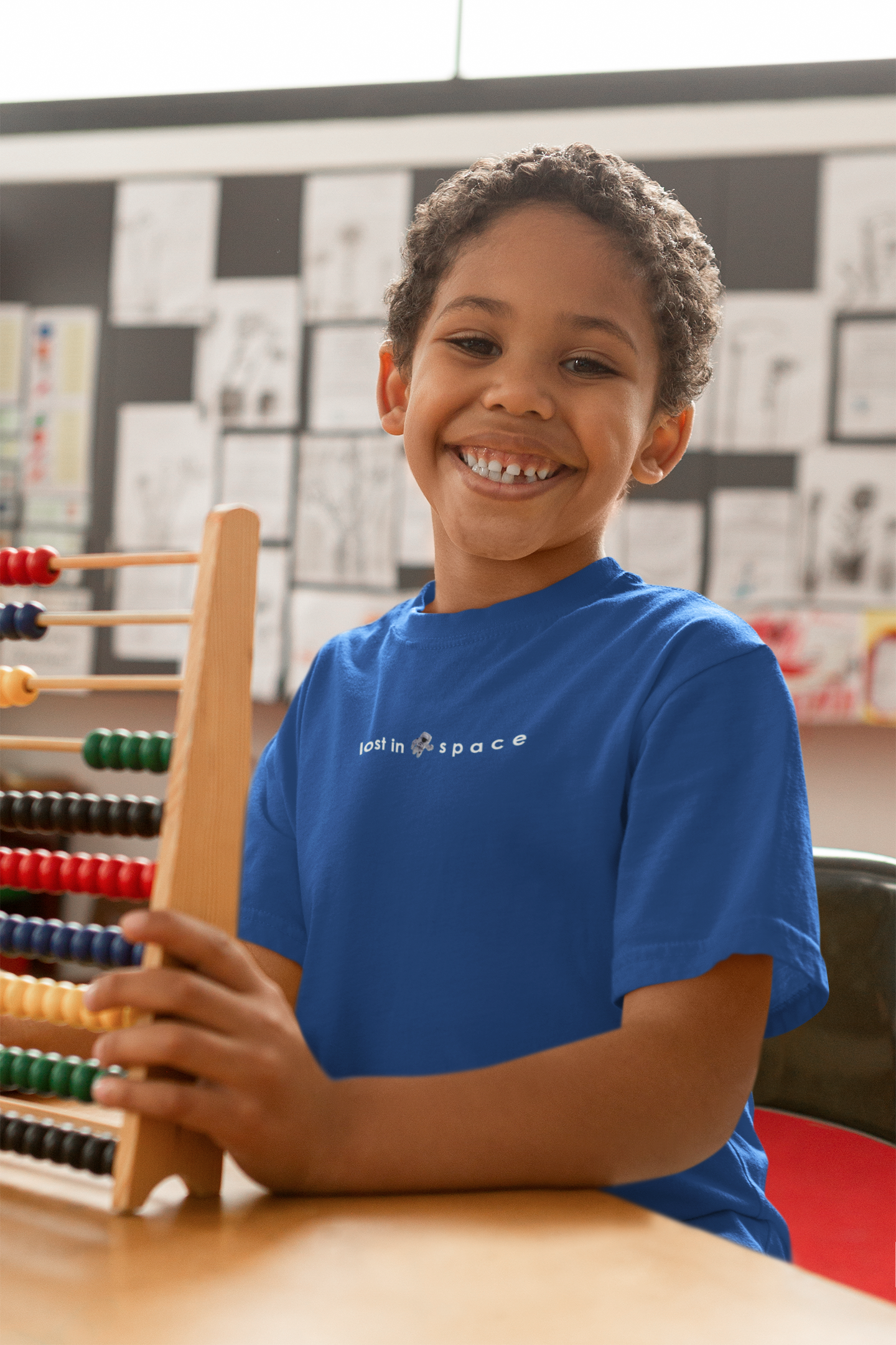Lost In Space Minimals Half Sleeves T-Shirt for Boy-FunkyTeesClub