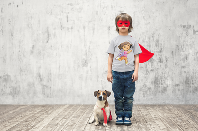 Cute Cartoon Half Sleeves T-Shirt for Boy-FunkyTeesClub