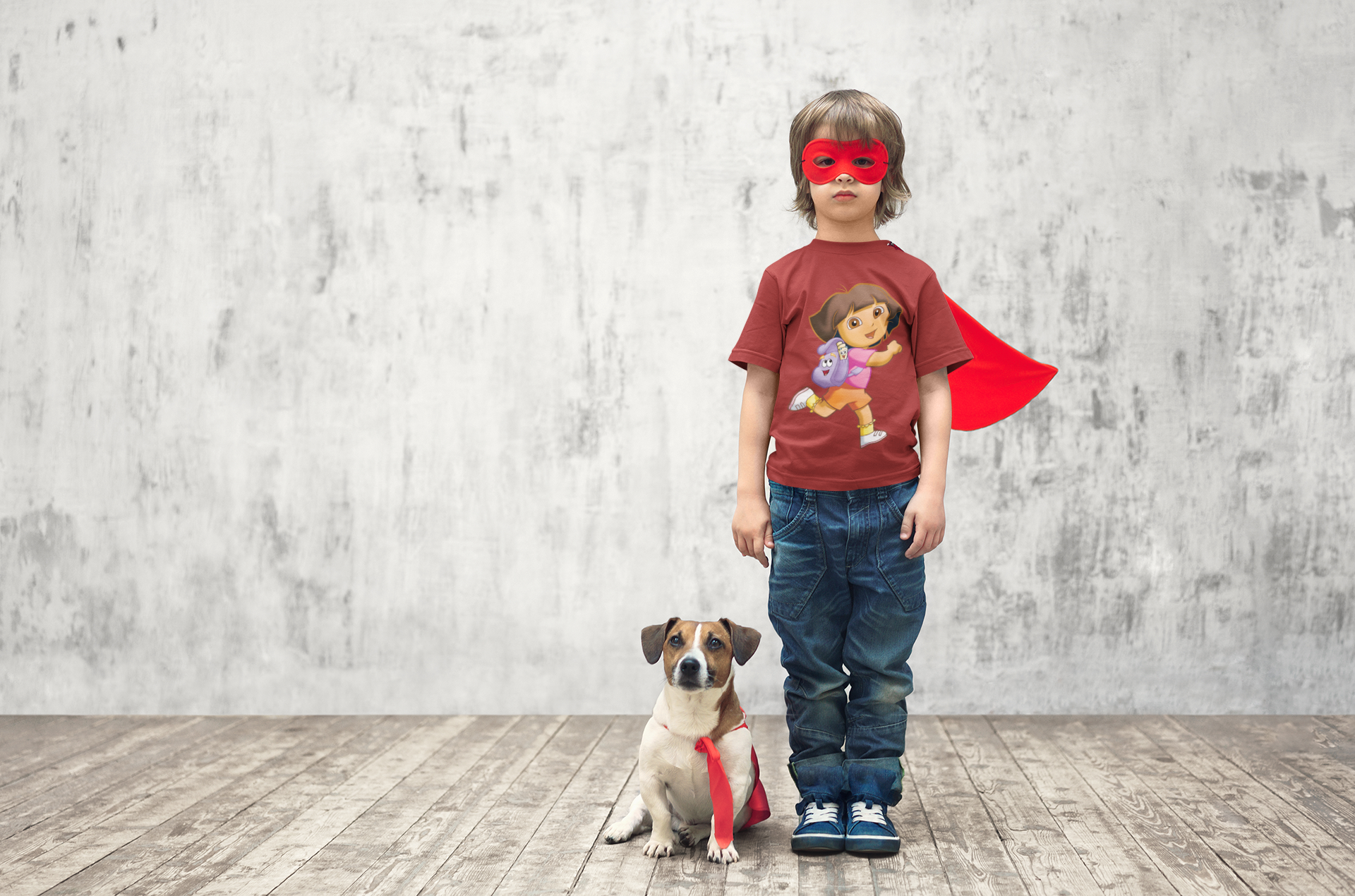 Cute Cartoon Half Sleeves T-Shirt for Boy-FunkyTeesClub