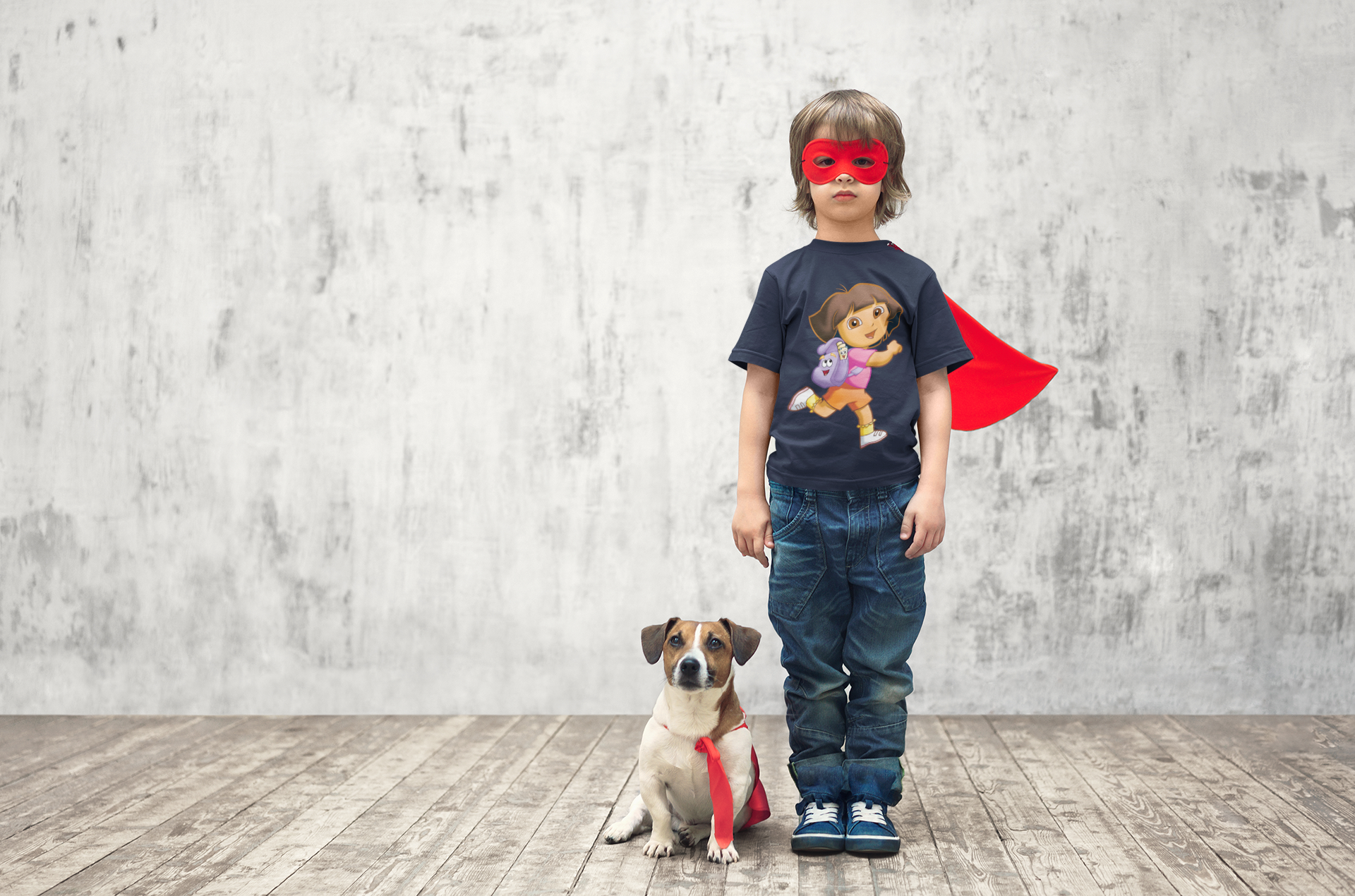 Cute Cartoon Half Sleeves T-Shirt for Boy-FunkyTeesClub