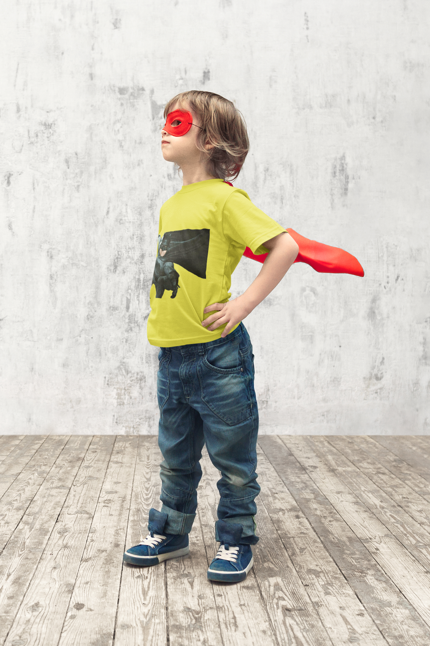 Superhero Half Sleeves T-Shirt for Boy-FunkyTeesClub