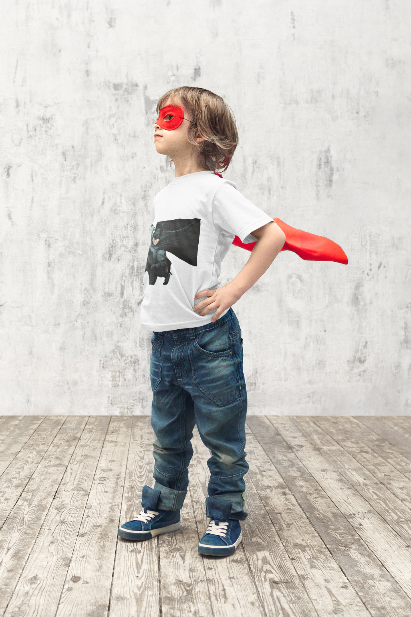 Superhero Half Sleeves T-Shirt for Boy-FunkyTeesClub