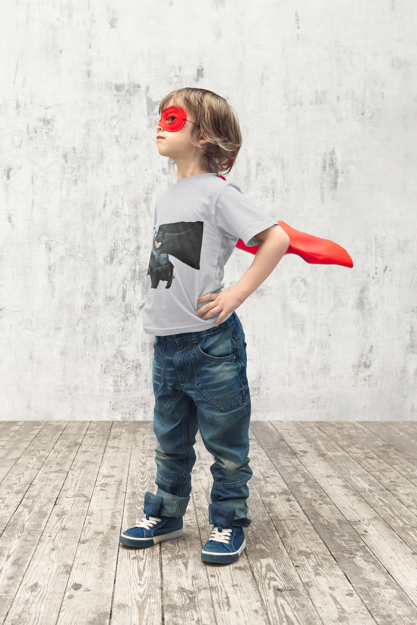 Superhero Half Sleeves T-Shirt for Boy-FunkyTeesClub