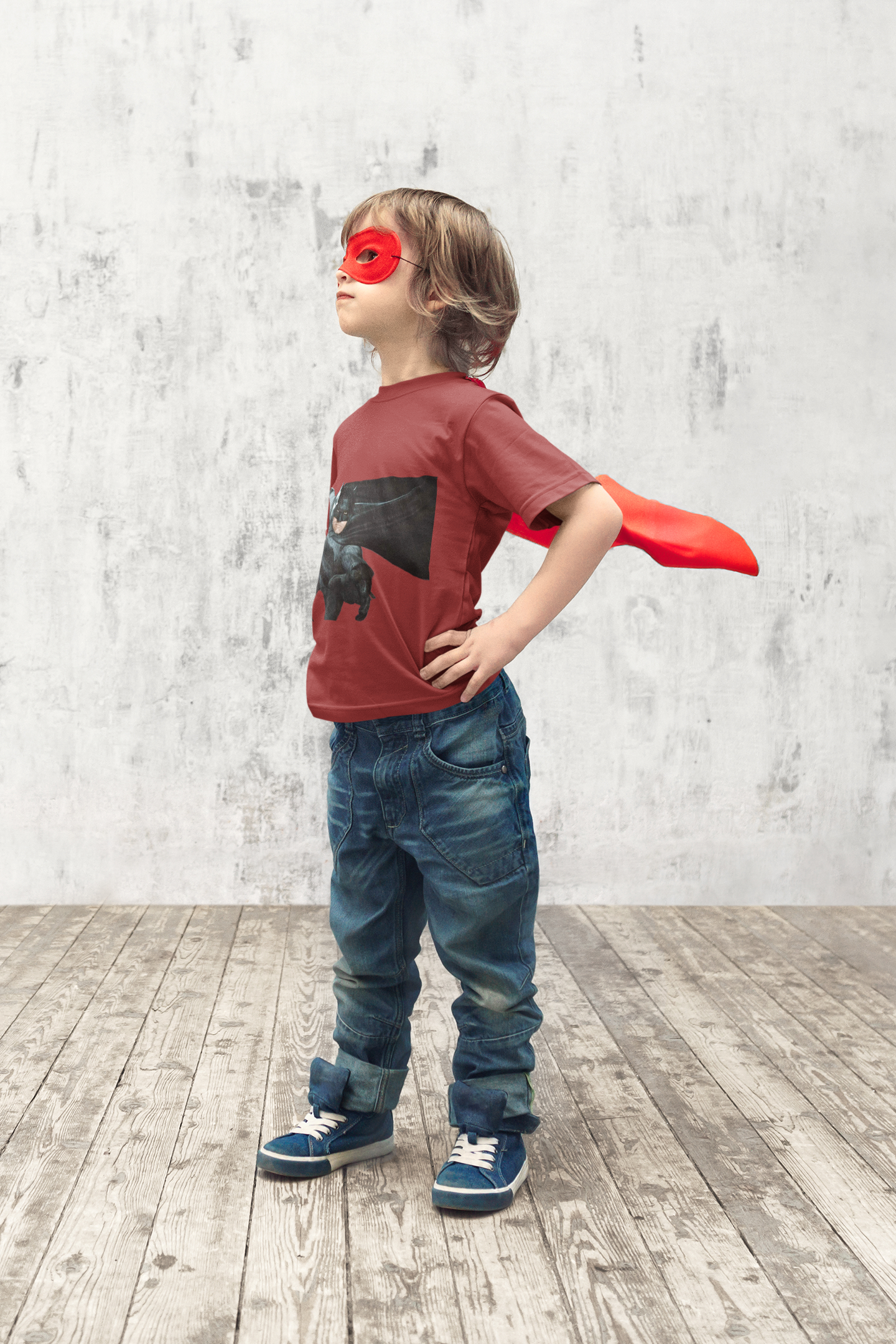 Superhero Half Sleeves T-Shirt for Boy-FunkyTeesClub