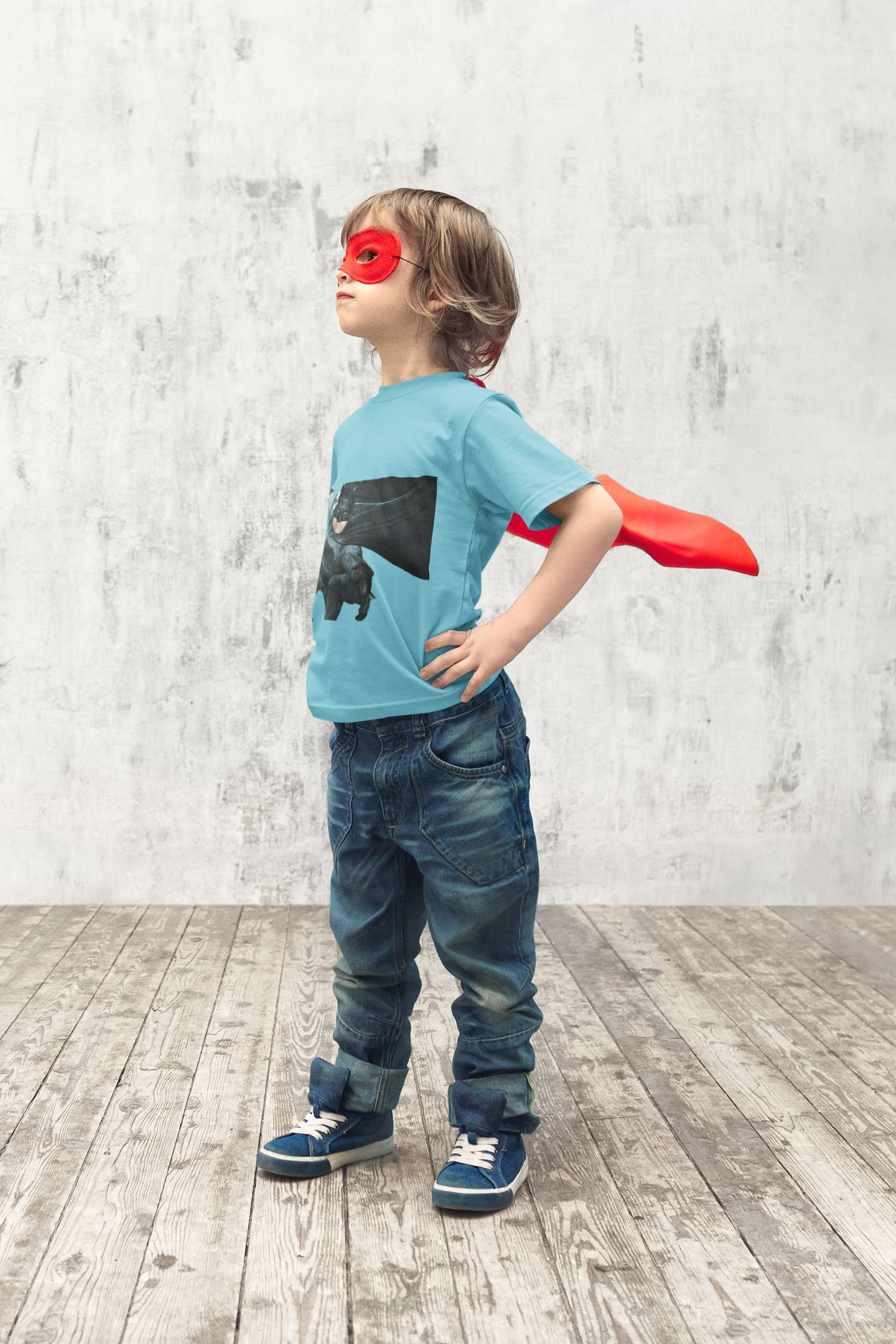 Superhero Half Sleeves T-Shirt for Boy-FunkyTeesClub