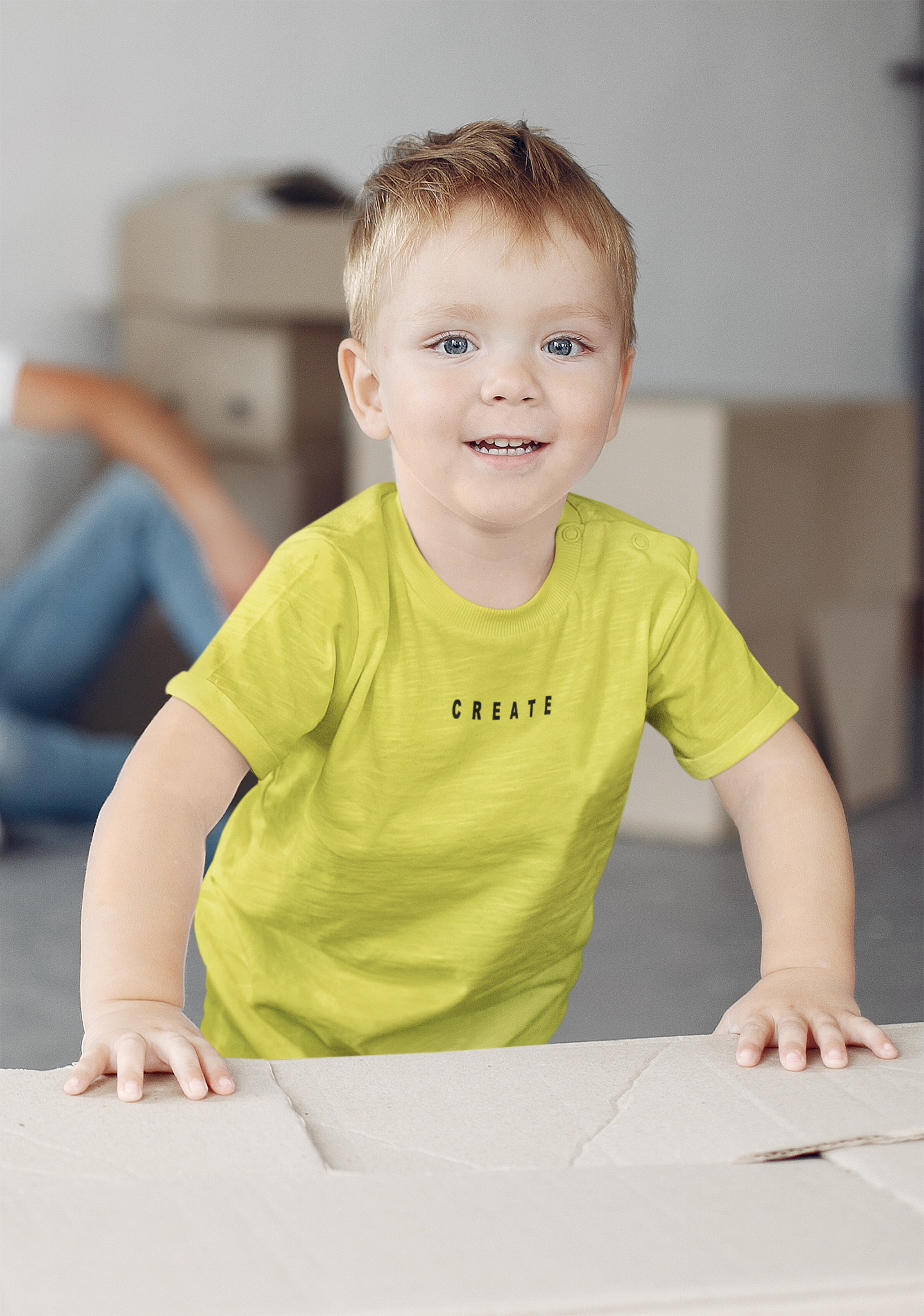 Create Minimals Half Sleeves T-Shirt for Boy-FunkyTeesClub