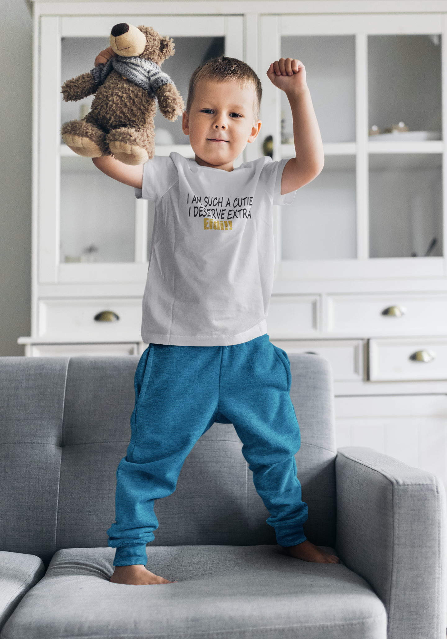 I Am Such A Cutie I Deserve Extra Eid Half Sleeves T-Shirt for Boy-FunkyTeesClub