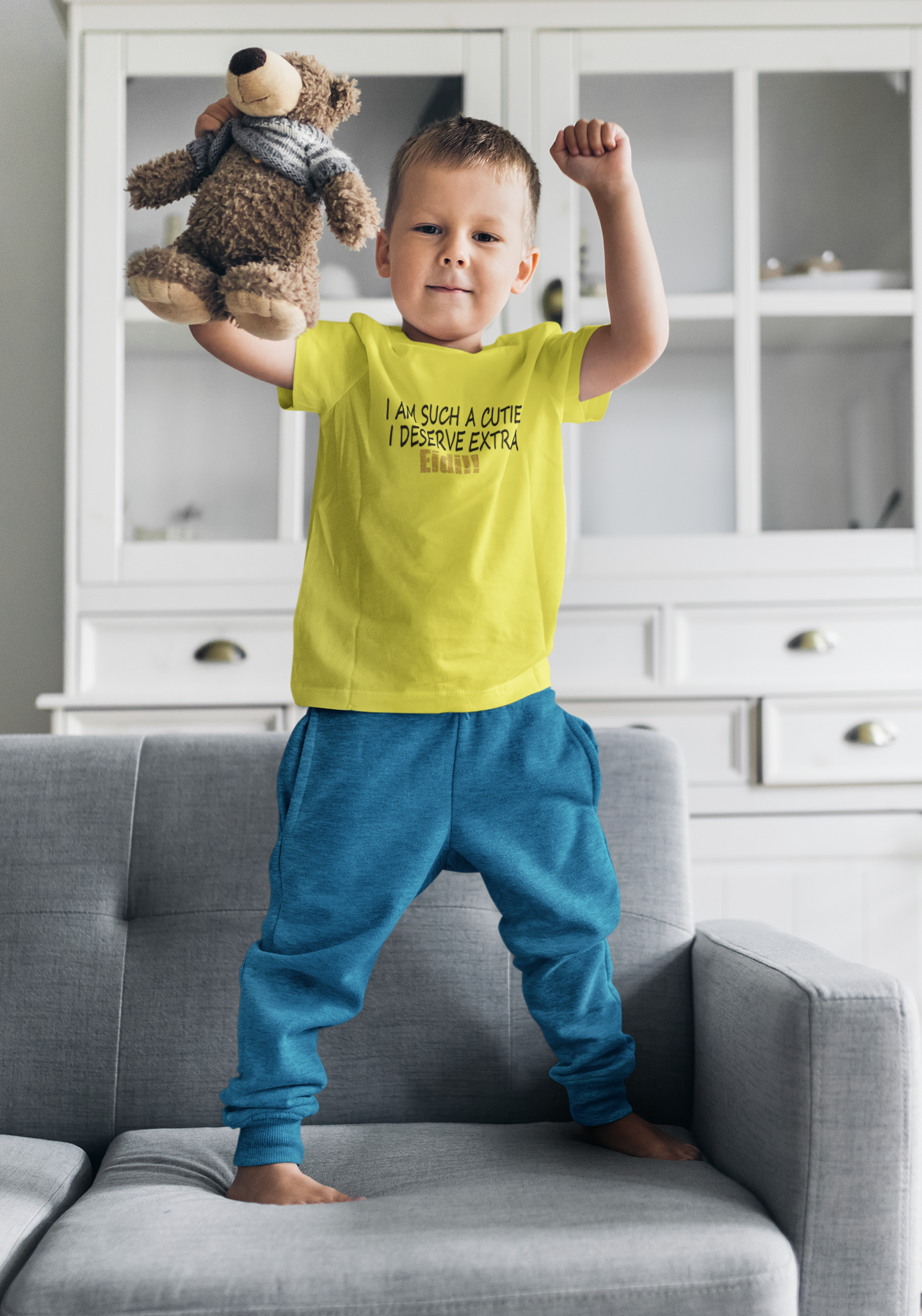 I Am Such A Cutie I Deserve Extra Eid Half Sleeves T-Shirt for Boy-FunkyTeesClub