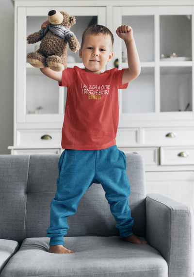 I Am Such A Cutie I Deserve Extra Eid Half Sleeves T-Shirt for Boy-FunkyTeesClub