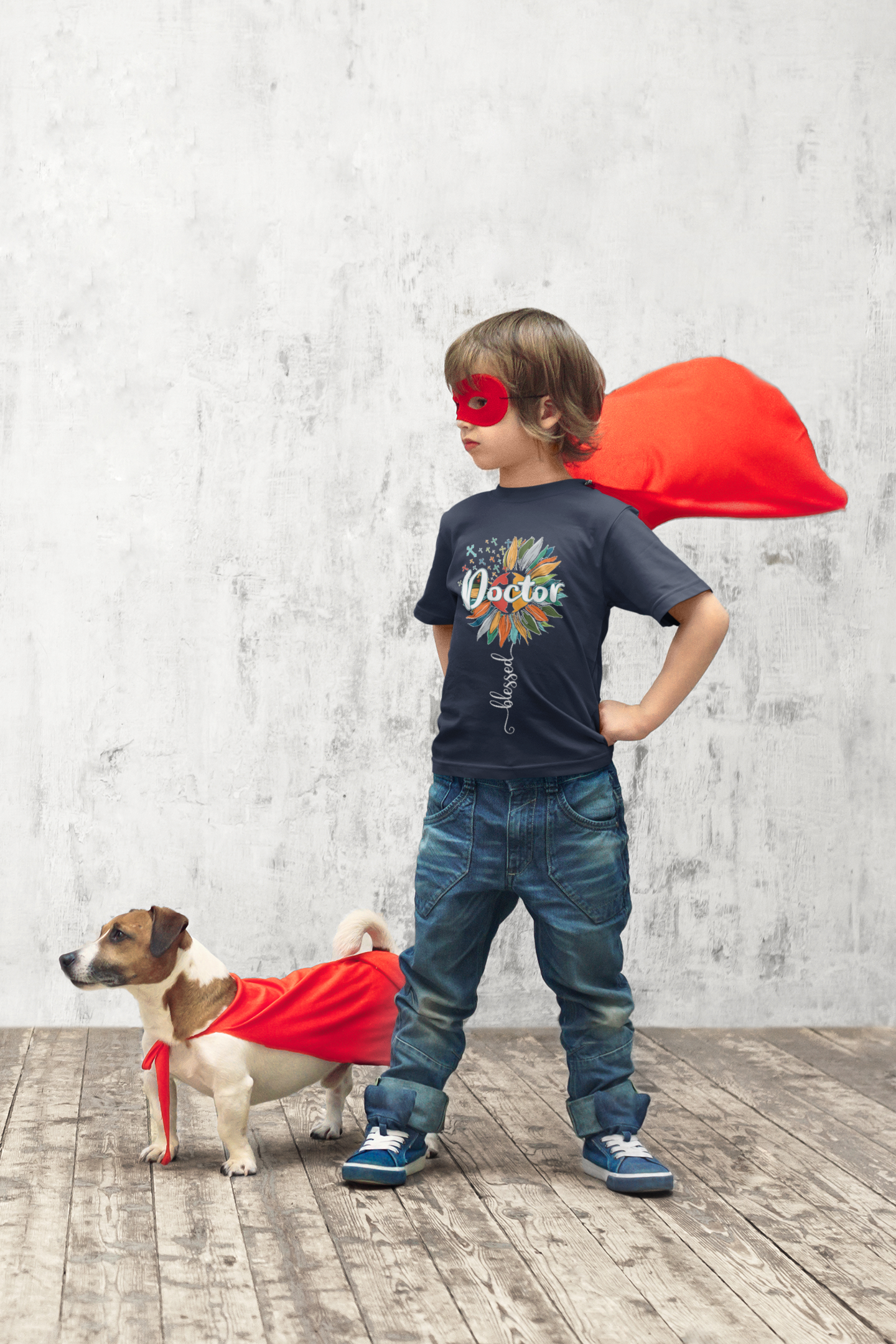 Future Doctor Half Sleeves T-Shirt for Boy-FunkyTeesClub