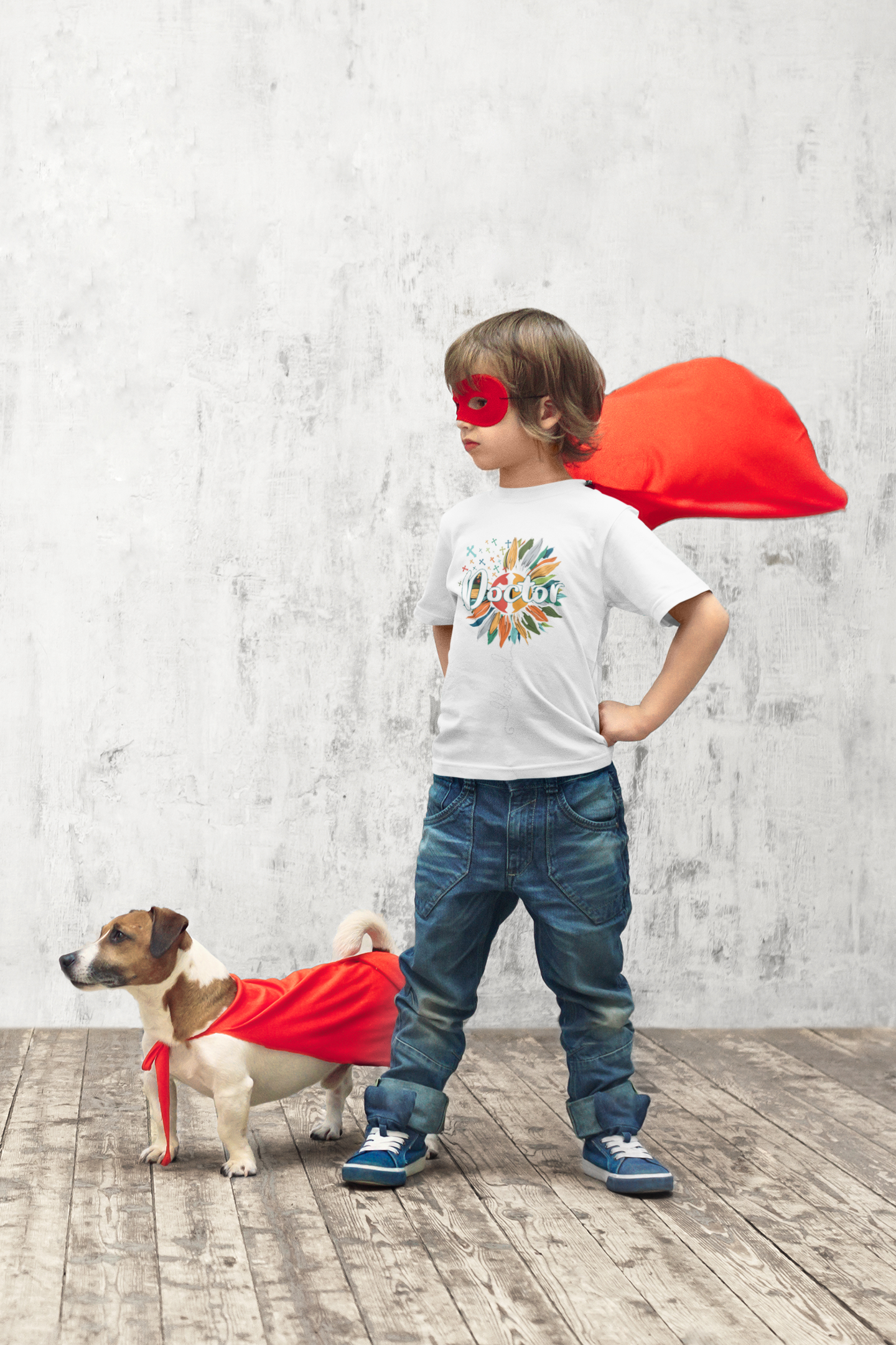 Future Doctor Half Sleeves T-Shirt for Boy-FunkyTeesClub