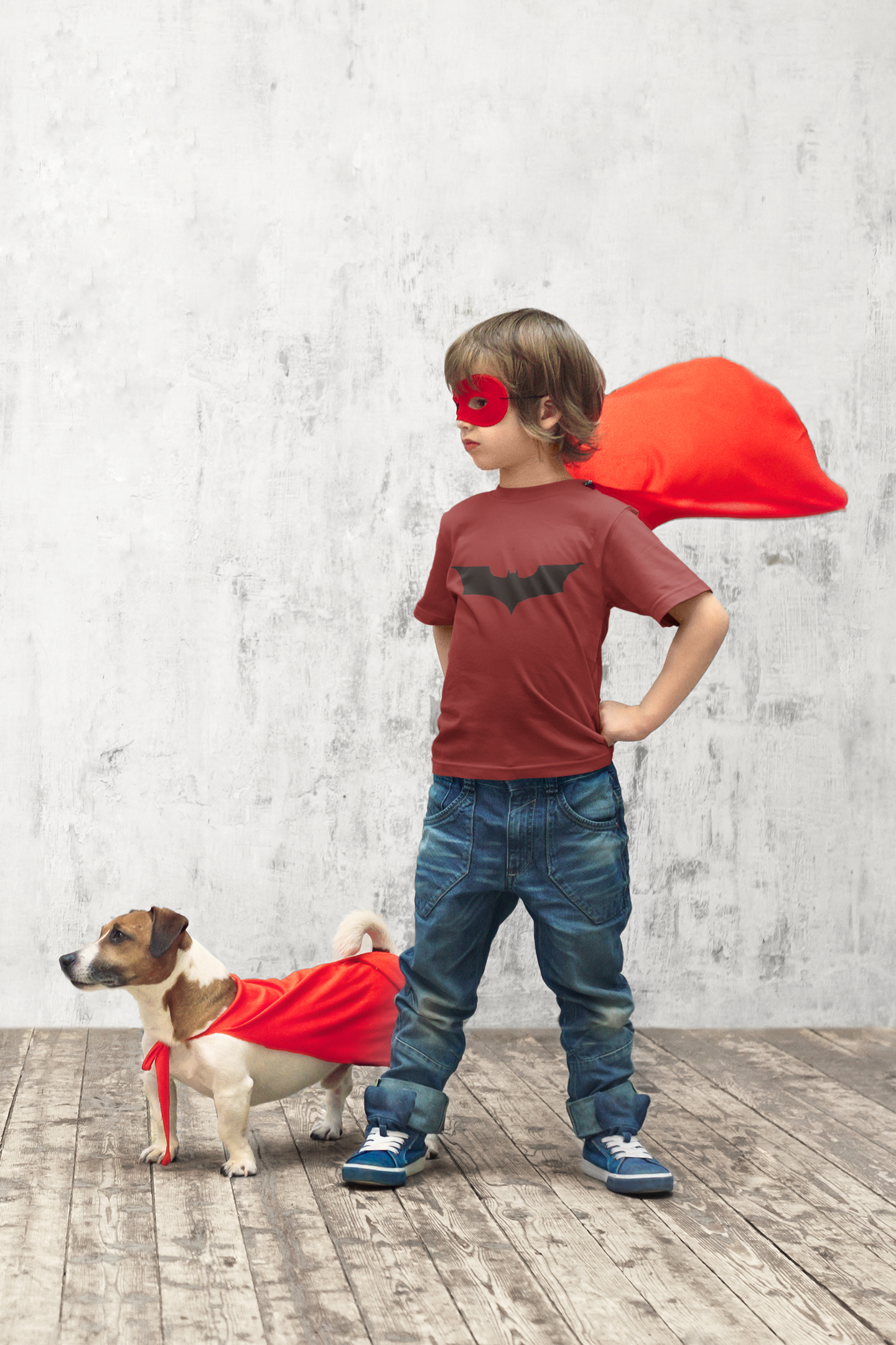Superhero Half Sleeves T-Shirt for Boy-FunkyTeesClub