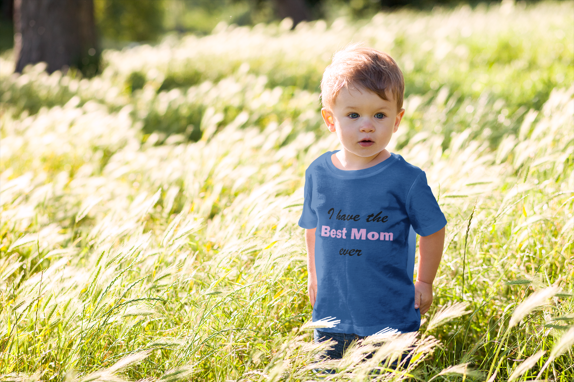 I Have Best Mom Ever Half Sleeves T-Shirt for Boy-FunkyTeesClub
