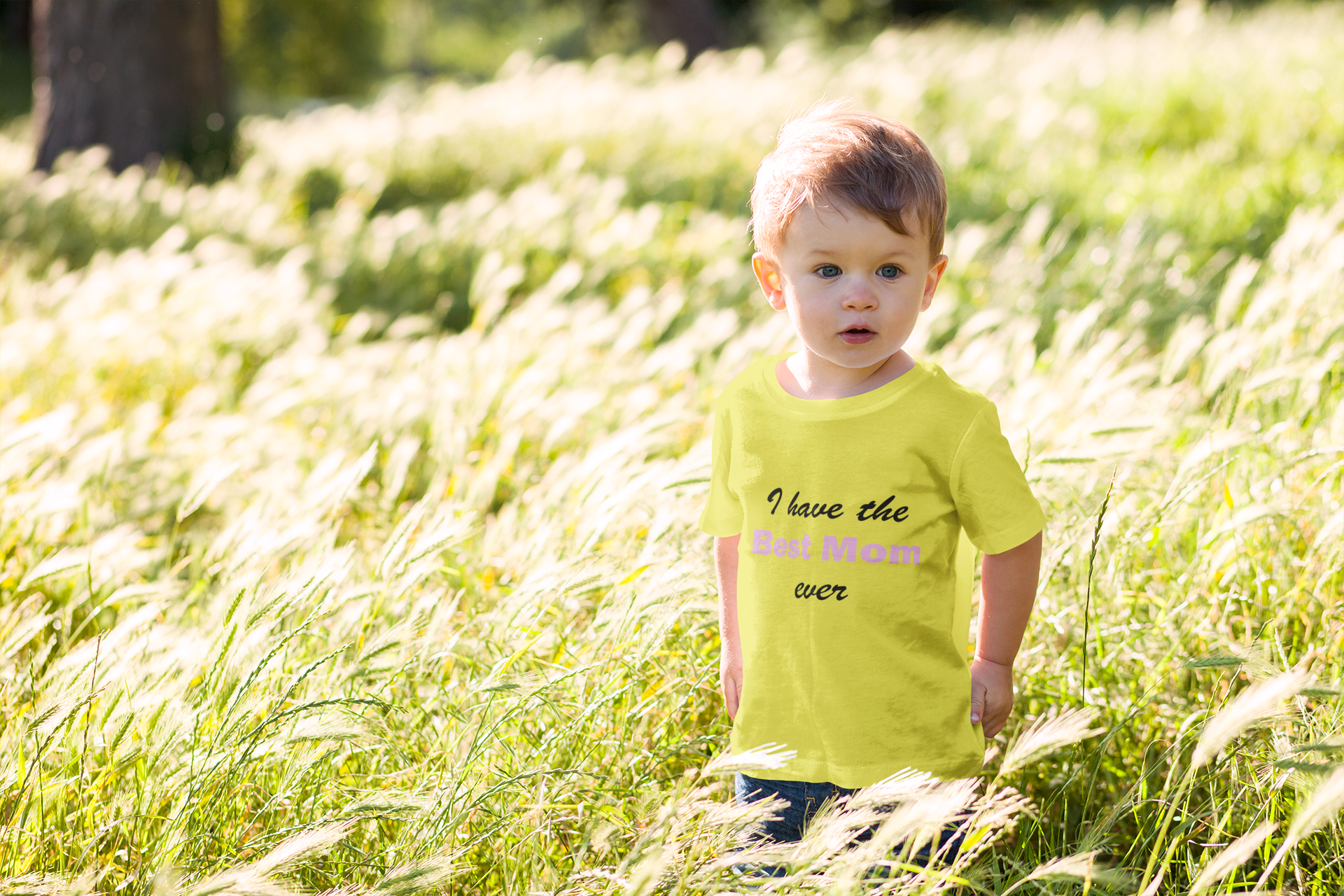 I Have Best Mom Ever Half Sleeves T-Shirt for Boy-FunkyTeesClub