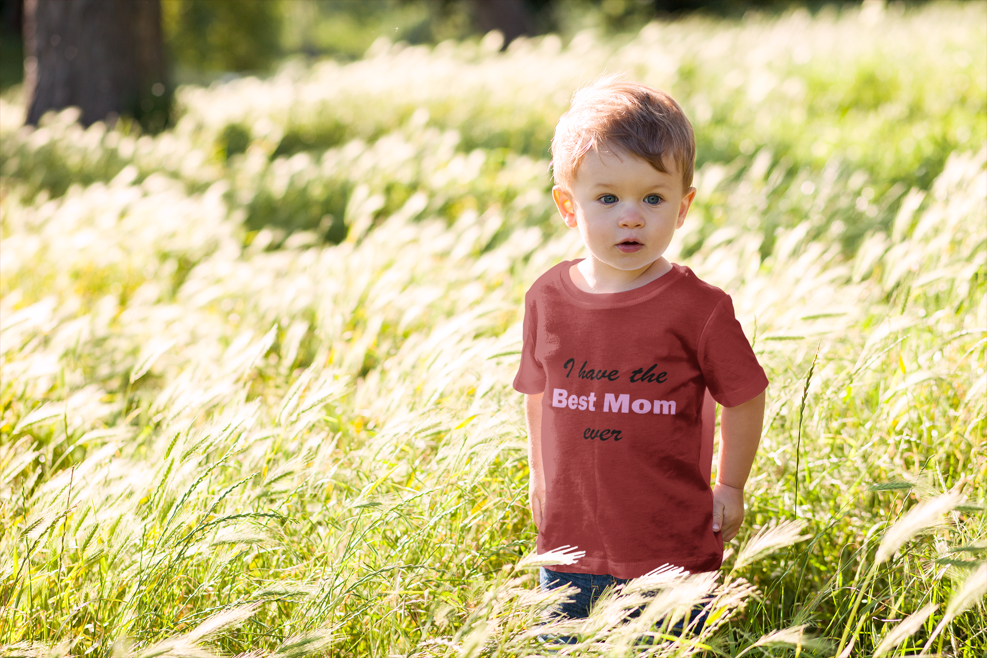 I Have Best Mom Ever Half Sleeves T-Shirt for Boy-FunkyTeesClub