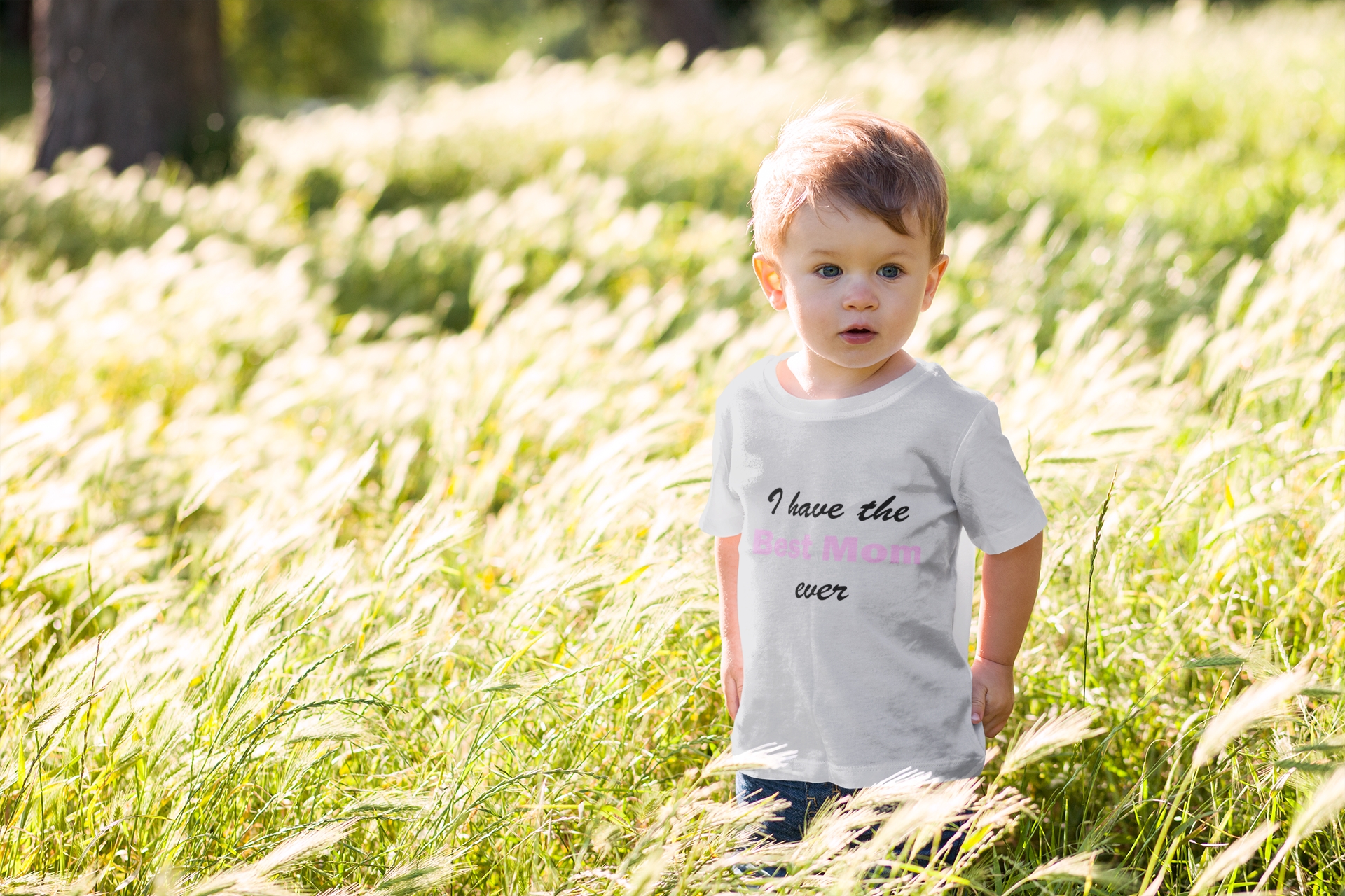 I Have Best Mom Ever Half Sleeves T-Shirt for Boy-FunkyTeesClub