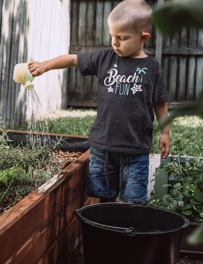 Beach Fun Half Sleeves T-Shirt for Boy-FunkyTeesClub