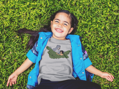Cute Cartoon Half Sleeves T-Shirt For Girls -FunkyTeesClub