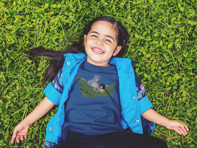Cute Cartoon Half Sleeves T-Shirt For Girls -FunkyTeesClub