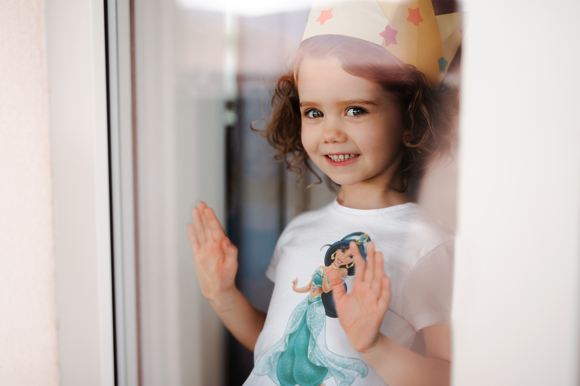 Cute Cartoon Half Sleeves T-Shirt For Girls -FunkyTeesClub