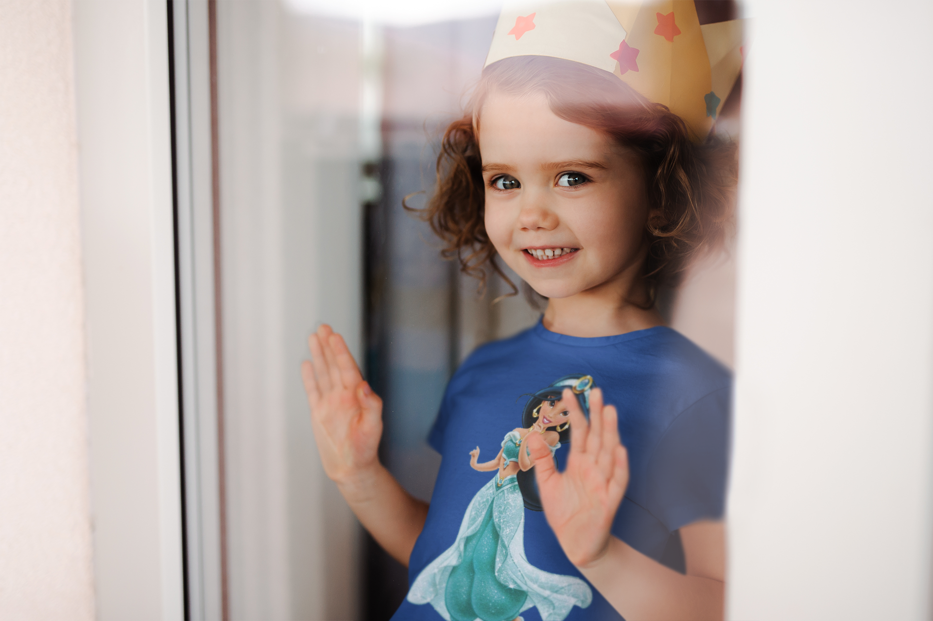 Cute Cartoon Half Sleeves T-Shirt For Girls -FunkyTeesClub