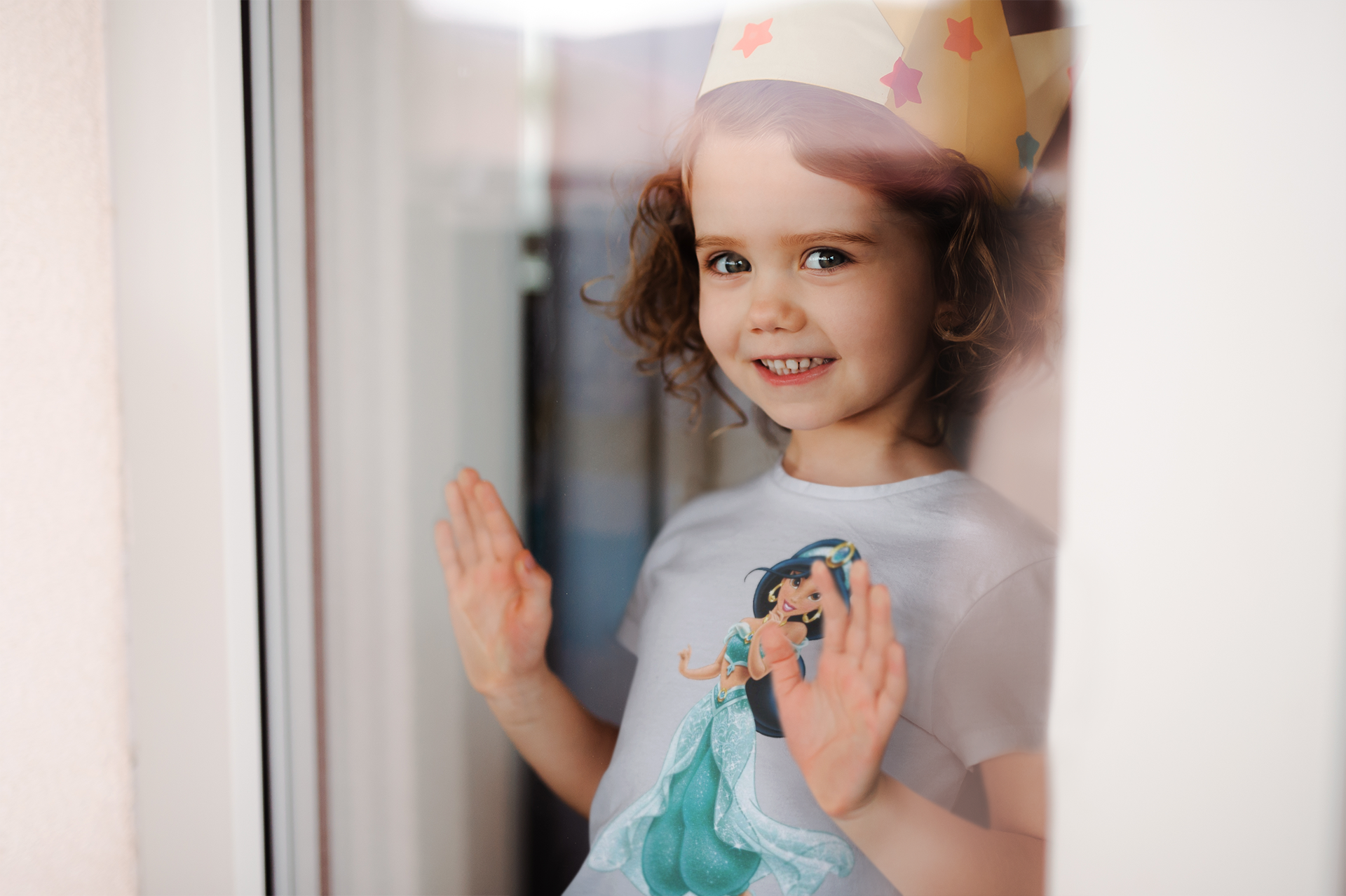 Cute Cartoon Half Sleeves T-Shirt For Girls -FunkyTeesClub