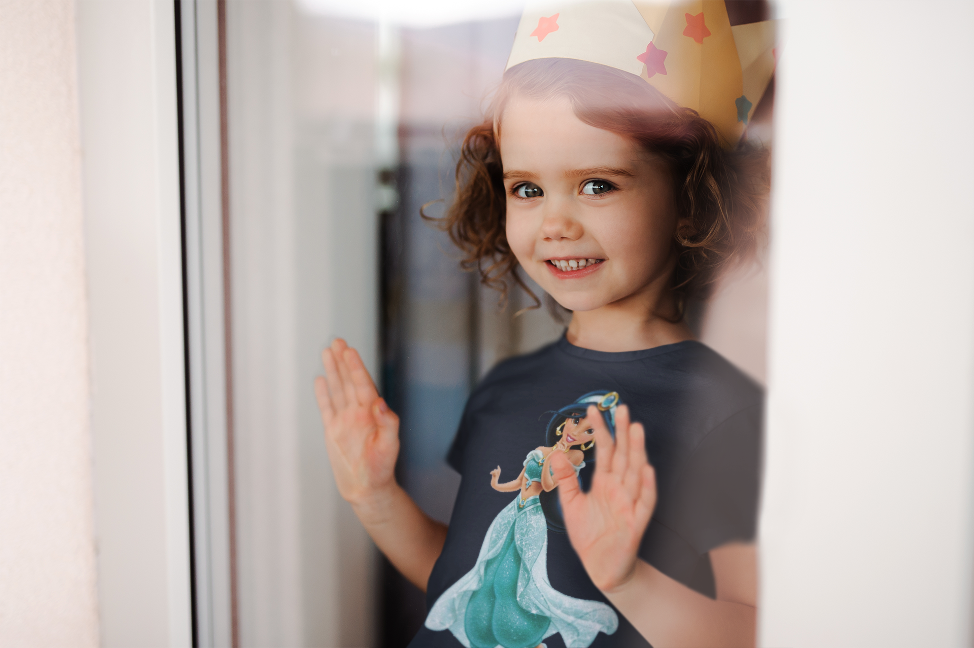 Cute Cartoon Half Sleeves T-Shirt For Girls -FunkyTeesClub