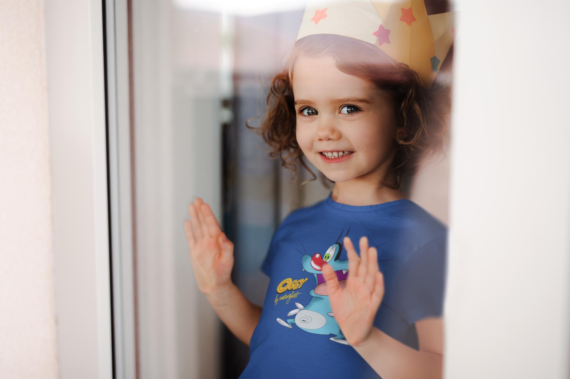 Cute Cartoon Half Sleeves T-Shirt For Girls -FunkyTeesClub