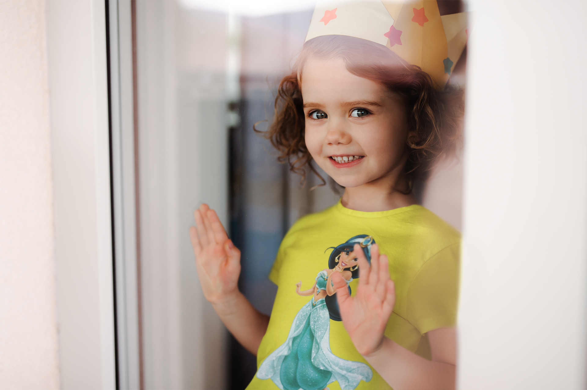 Cute Cartoon Half Sleeves T-Shirt For Girls -FunkyTeesClub
