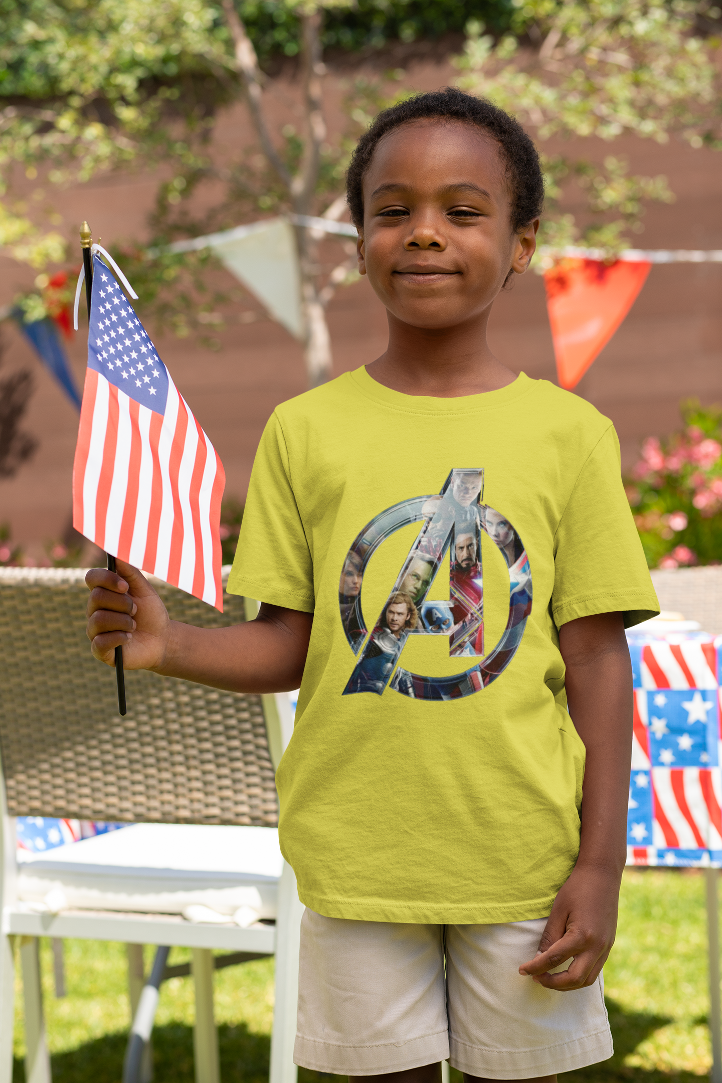 Superhero Half Sleeves T-Shirt for Boy-FunkyTeesClub