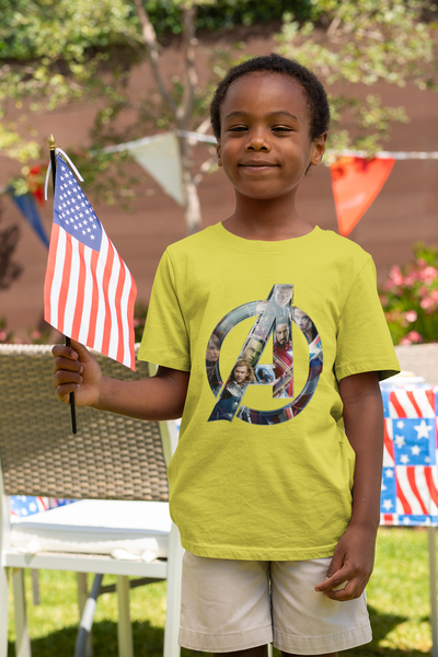 Superhero Half Sleeves T-Shirt for Boy-FunkyTeesClub