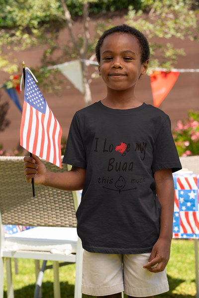 I Love My Bua Half Sleeves T-Shirt for Boy-FunkyTeesClub