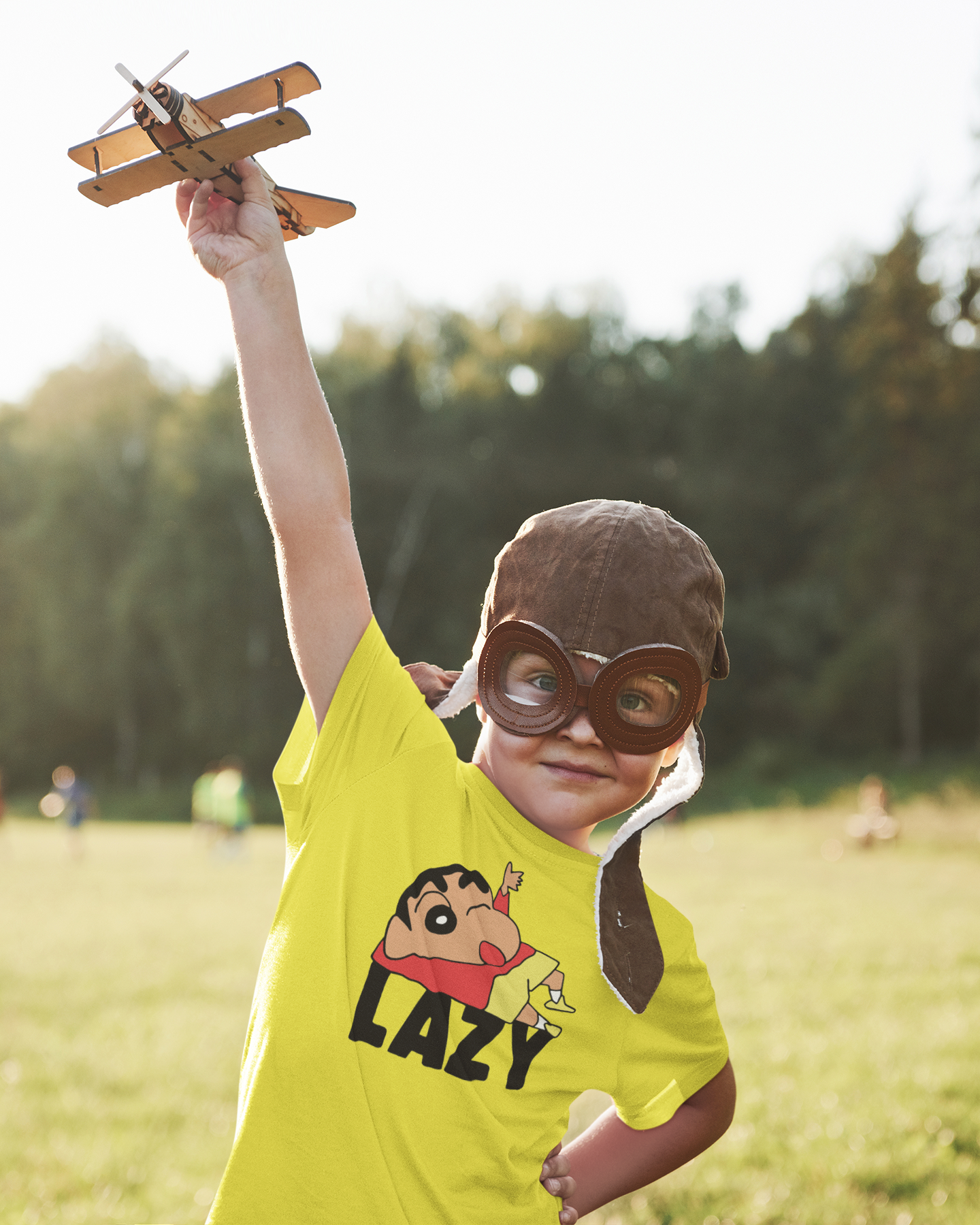 Lazy Half Sleeves T-Shirt for Boy-FunkyTeesClub