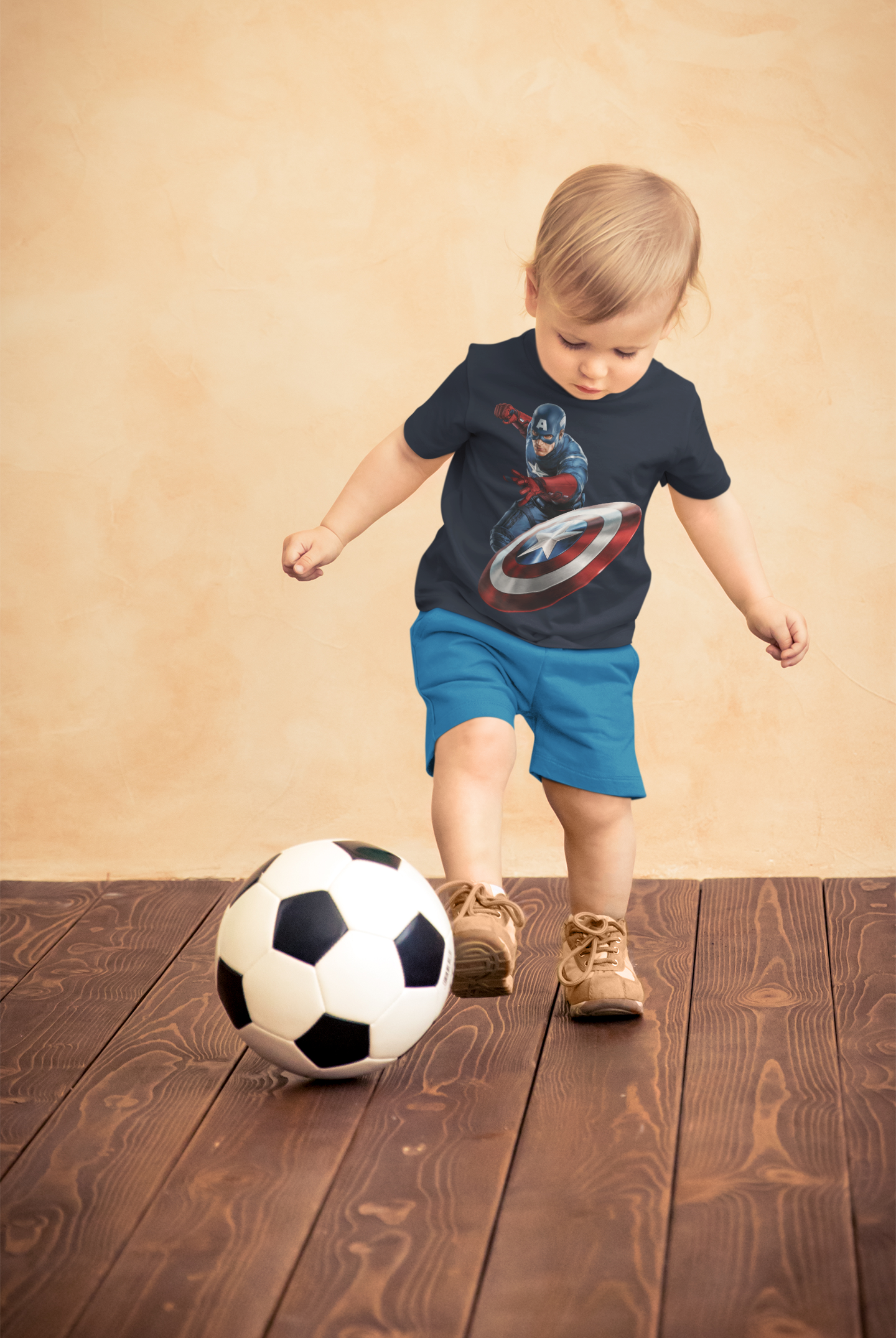 Superhero Half Sleeves T-Shirt for Boy-FunkyTeesClub