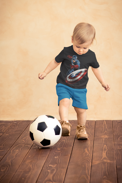 Superhero Half Sleeves T-Shirt for Boy-FunkyTeesClub