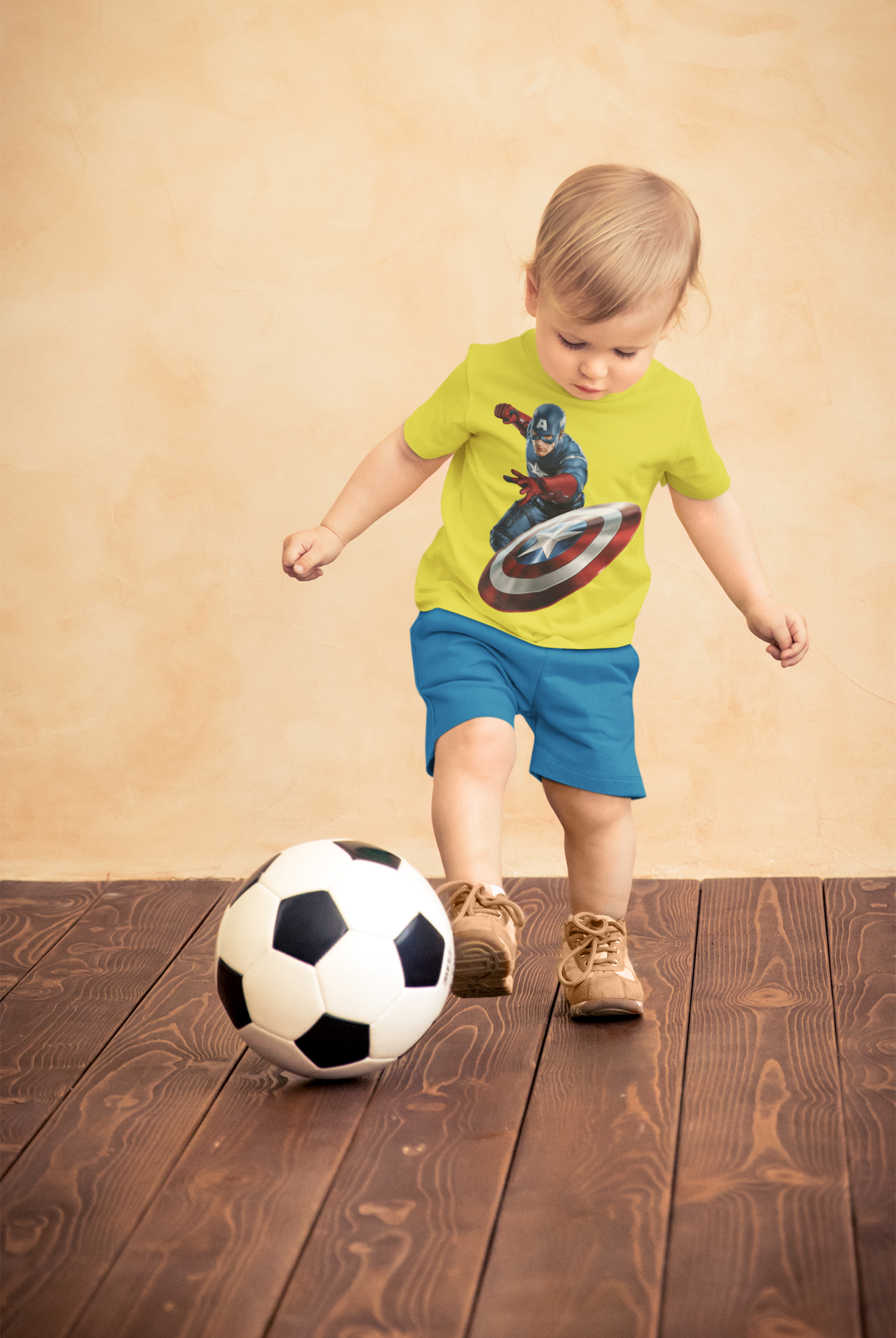 Superhero Half Sleeves T-Shirt for Boy-FunkyTeesClub