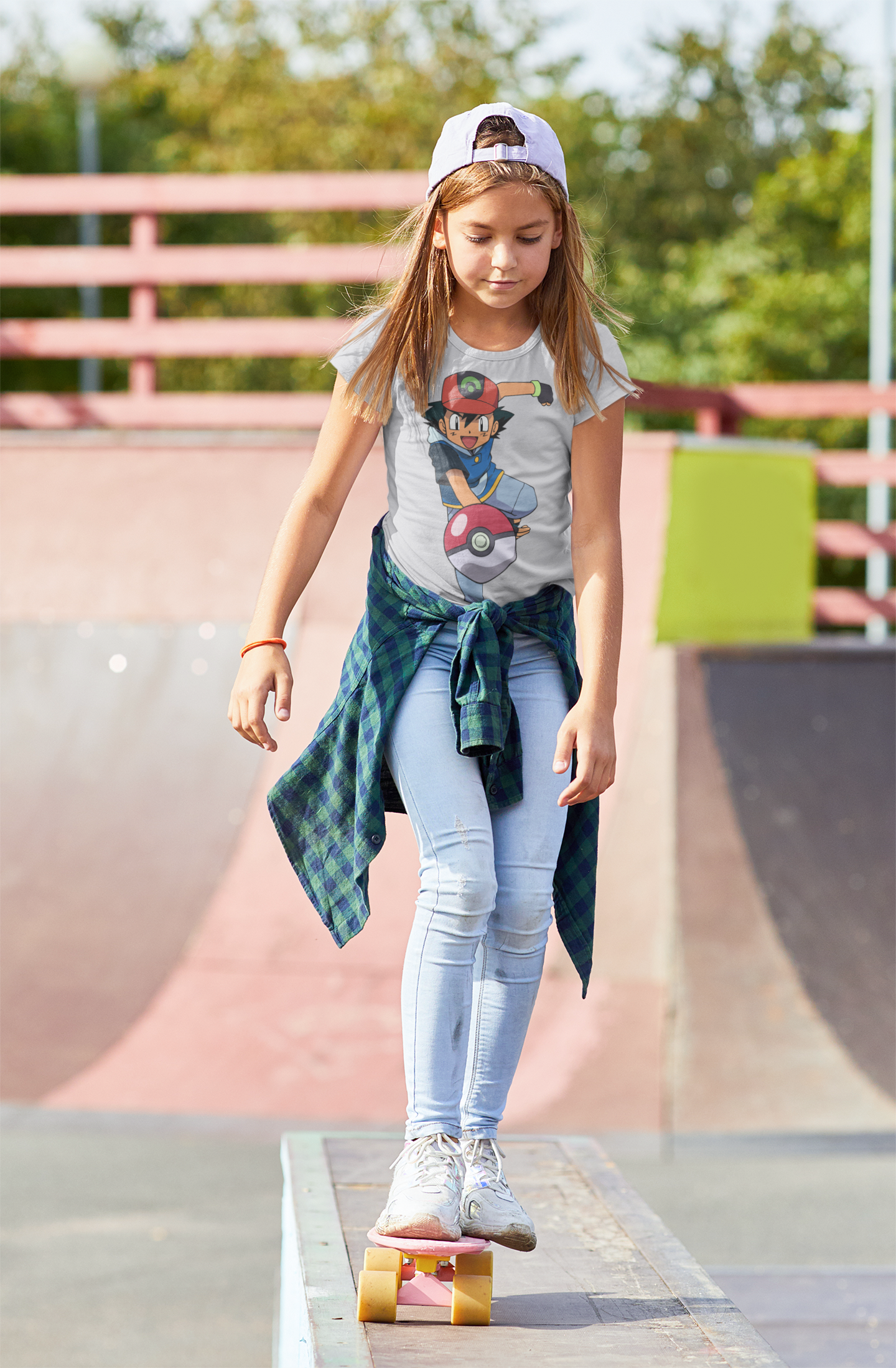 Cute Cartoon Half Sleeves T-Shirt For Girls -FunkyTeesClub