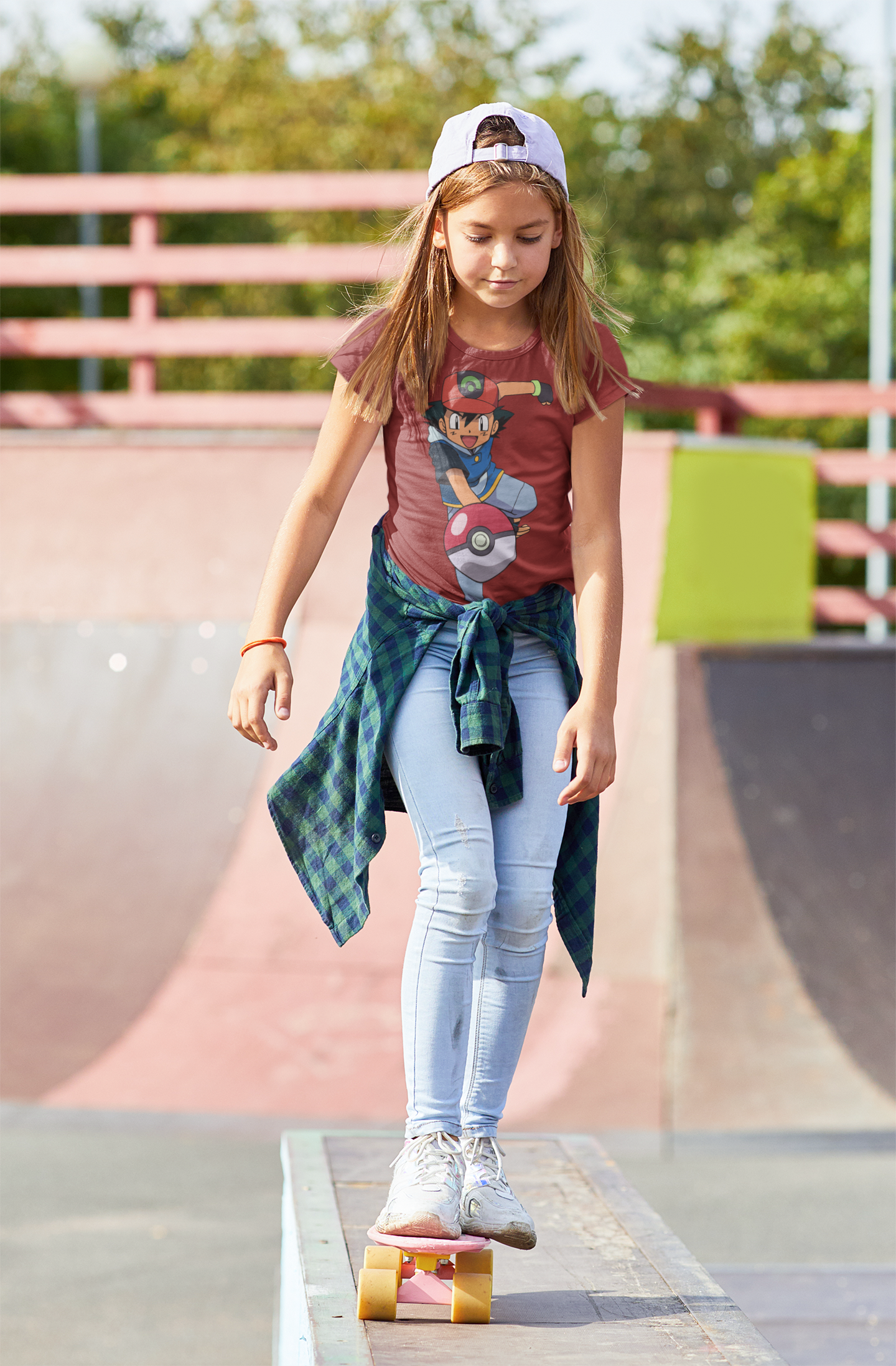 Cute Cartoon Half Sleeves T-Shirt For Girls -FunkyTeesClub
