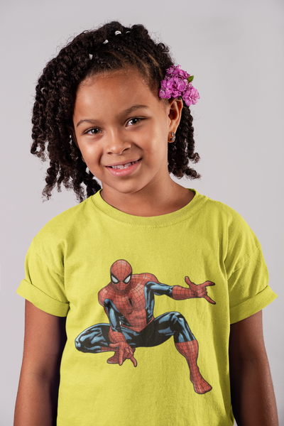 Cute Cartoon Half Sleeves T-Shirt For Girls -FunkyTeesClub