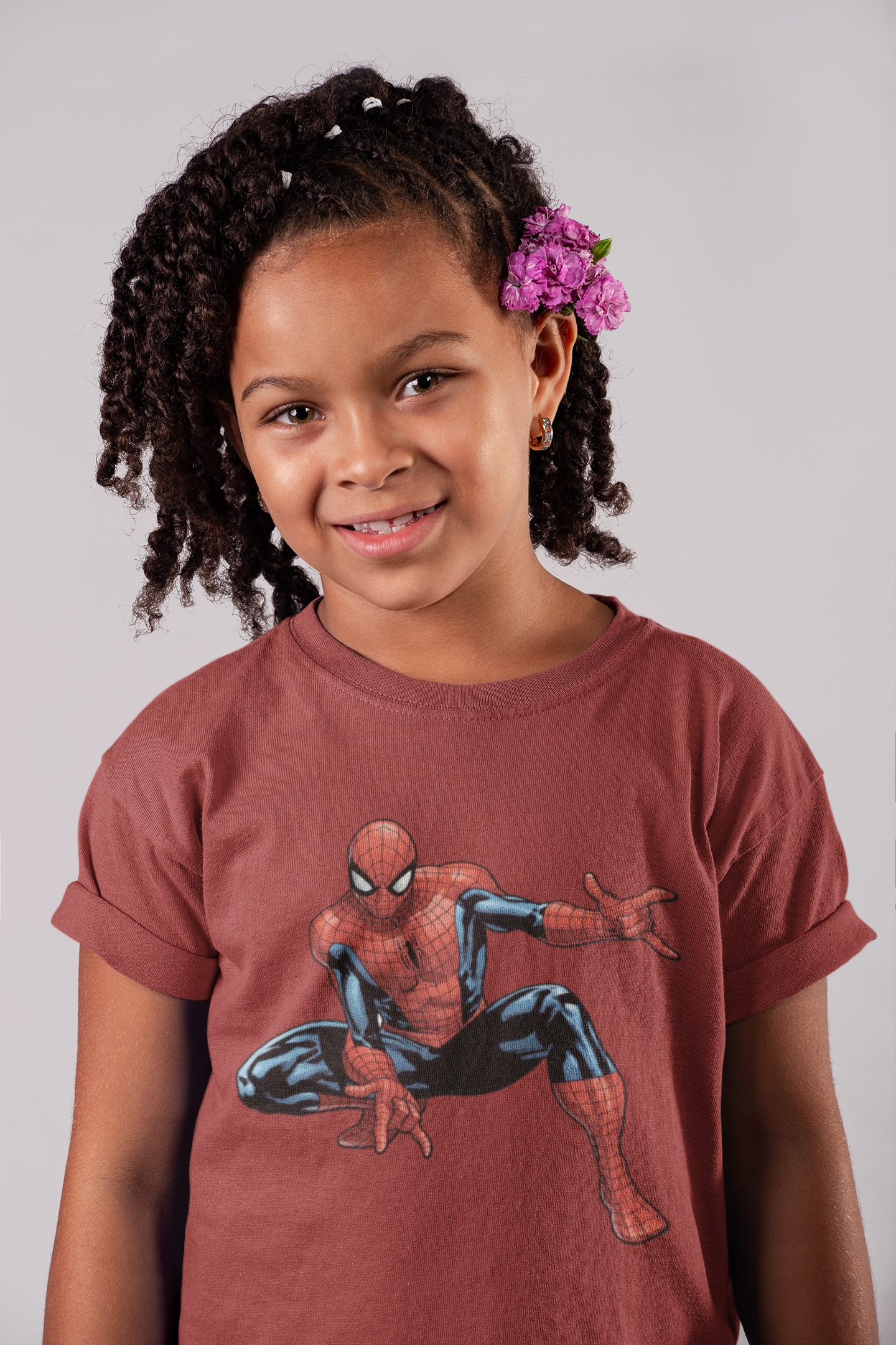 Cute Cartoon Half Sleeves T-Shirt For Girls -FunkyTeesClub