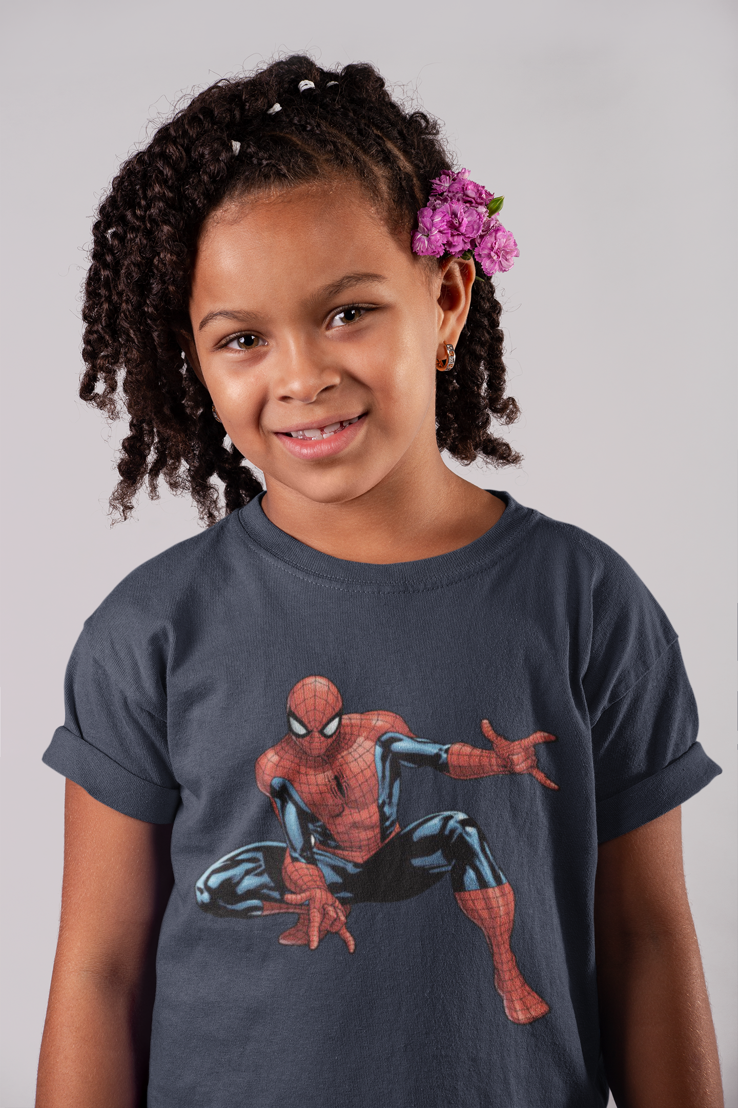Cute Cartoon Half Sleeves T-Shirt For Girls -FunkyTeesClub