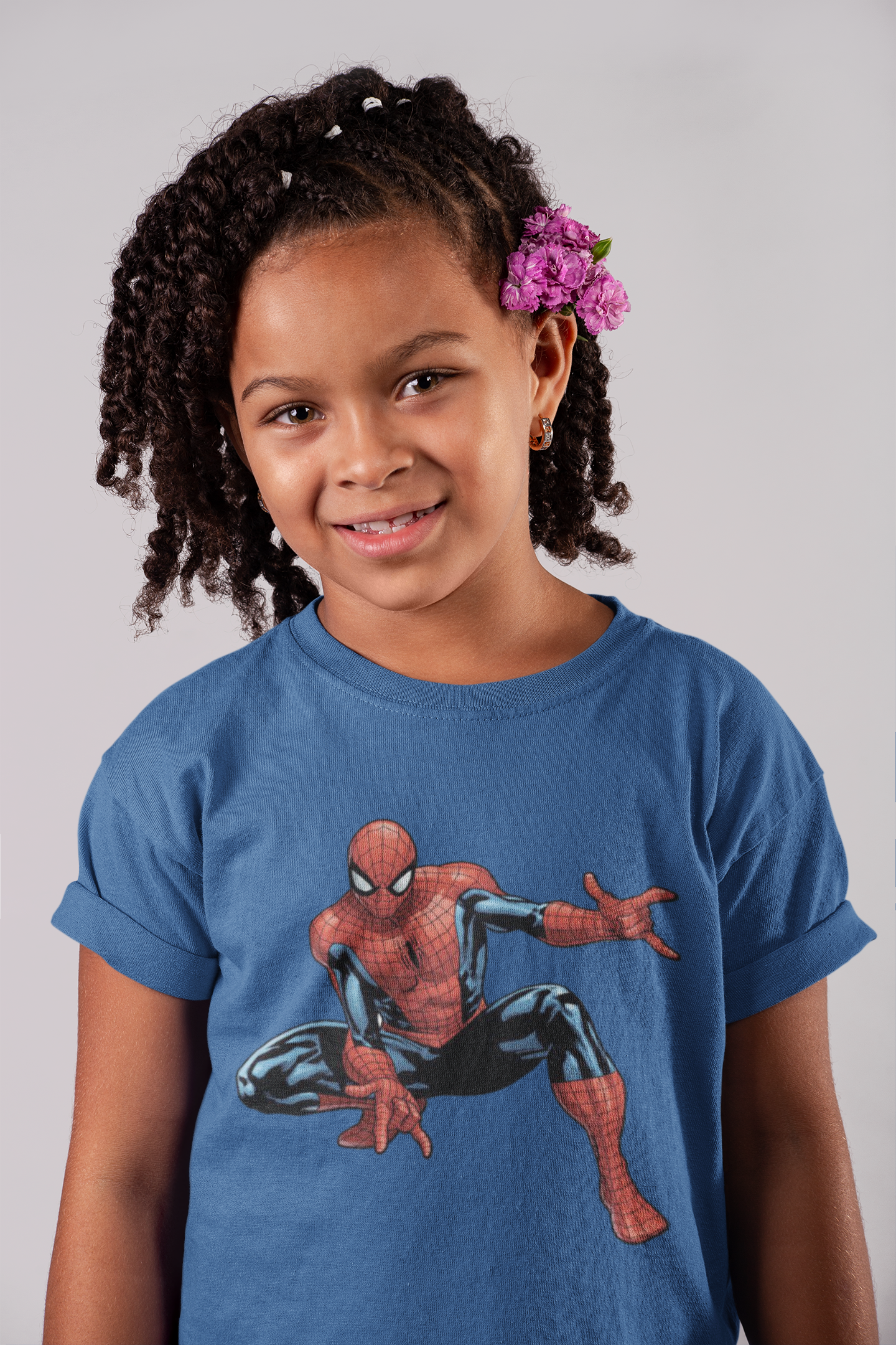 Cute Cartoon Half Sleeves T-Shirt For Girls -FunkyTeesClub