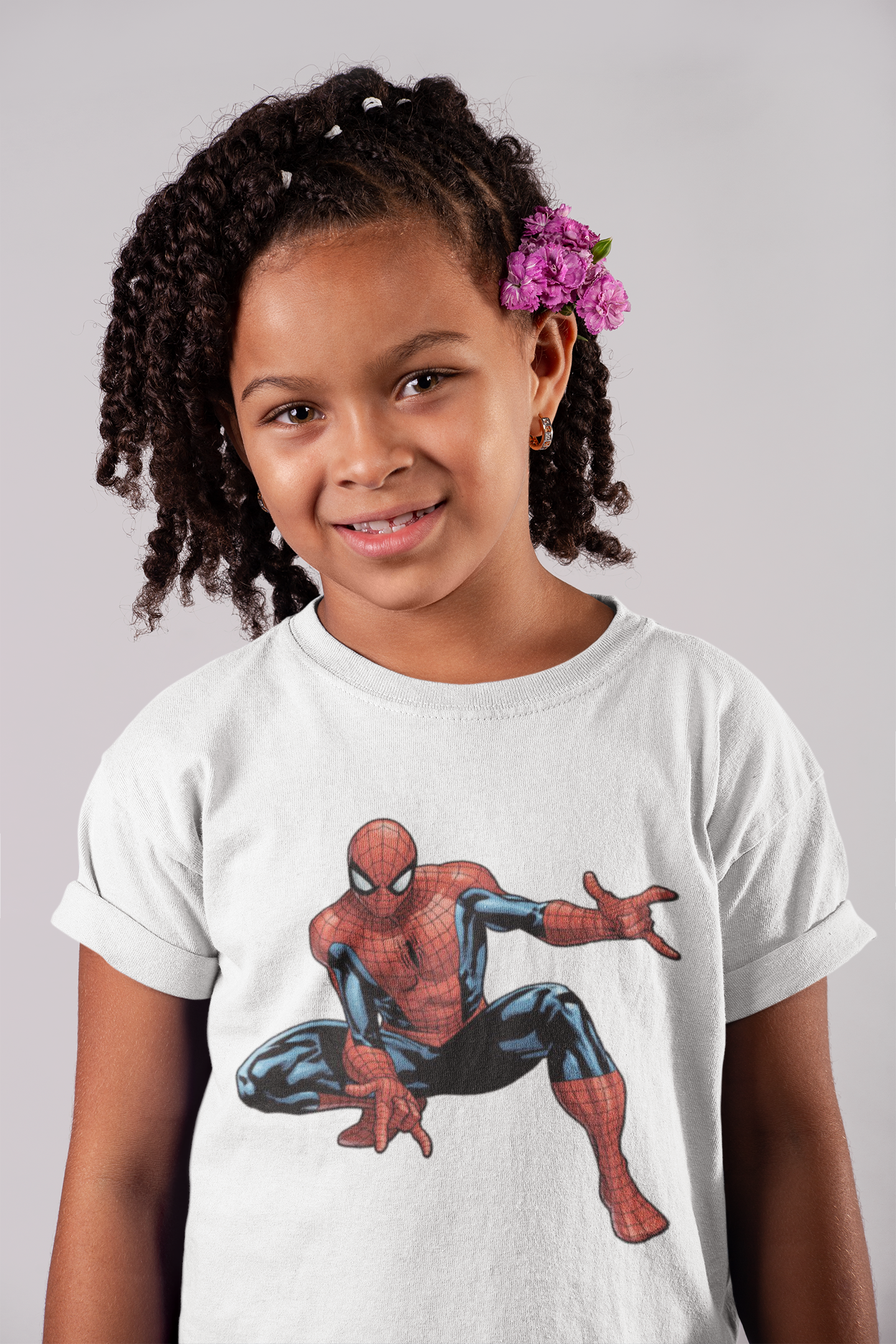 Cute Cartoon Half Sleeves T-Shirt For Girls -FunkyTeesClub