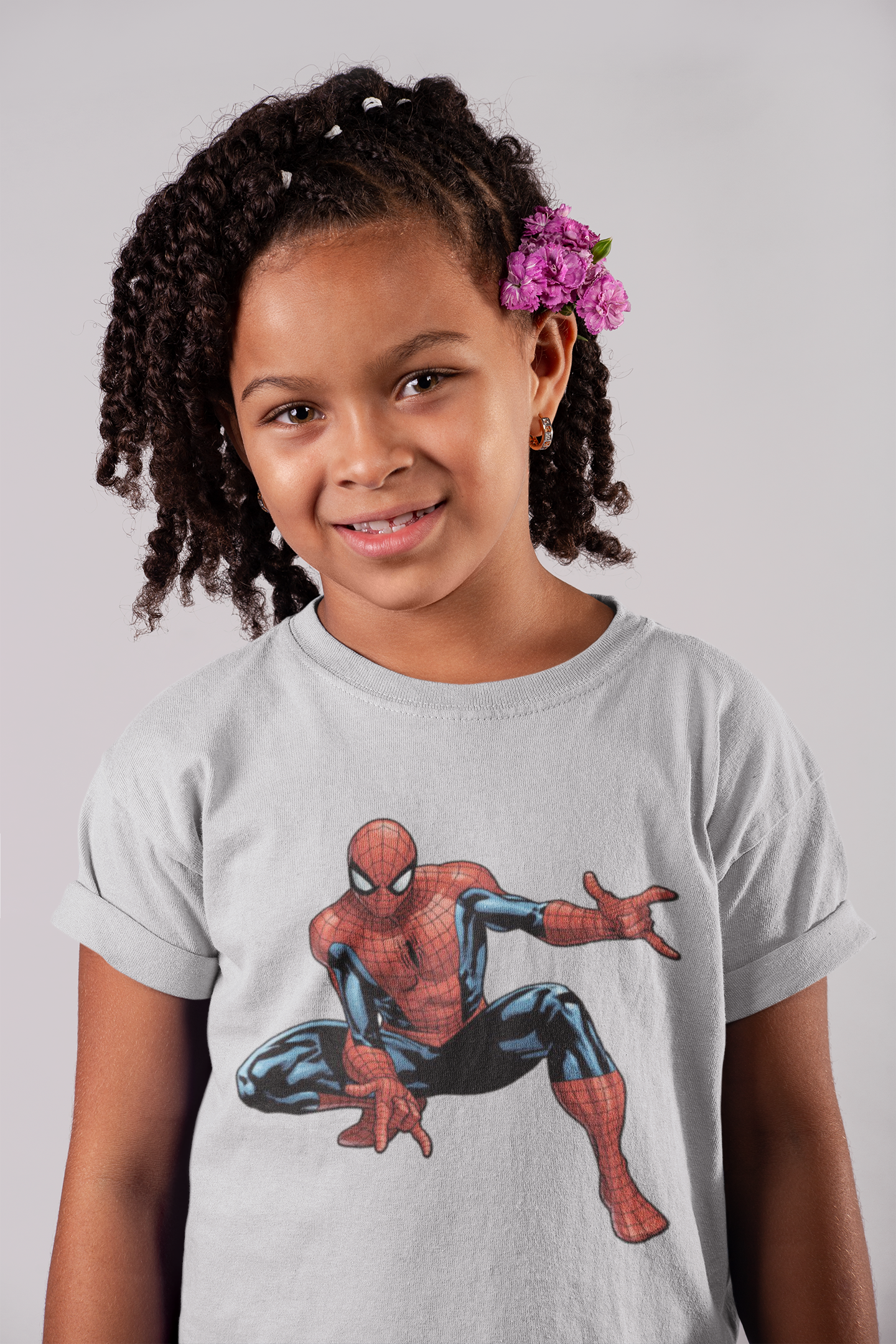 Cute Cartoon Half Sleeves T-Shirt For Girls -FunkyTeesClub