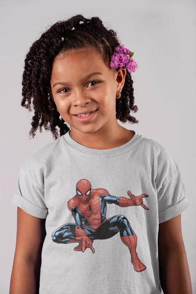 Cute Cartoon Half Sleeves T-Shirt For Girls -FunkyTeesClub