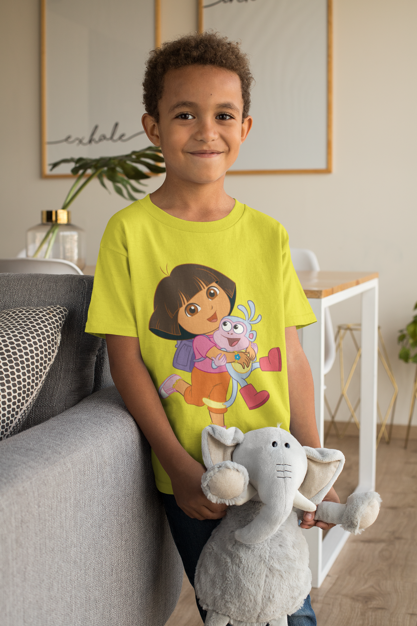 Cute Cartoon Half Sleeves T-Shirt for Boy-FunkyTeesClub