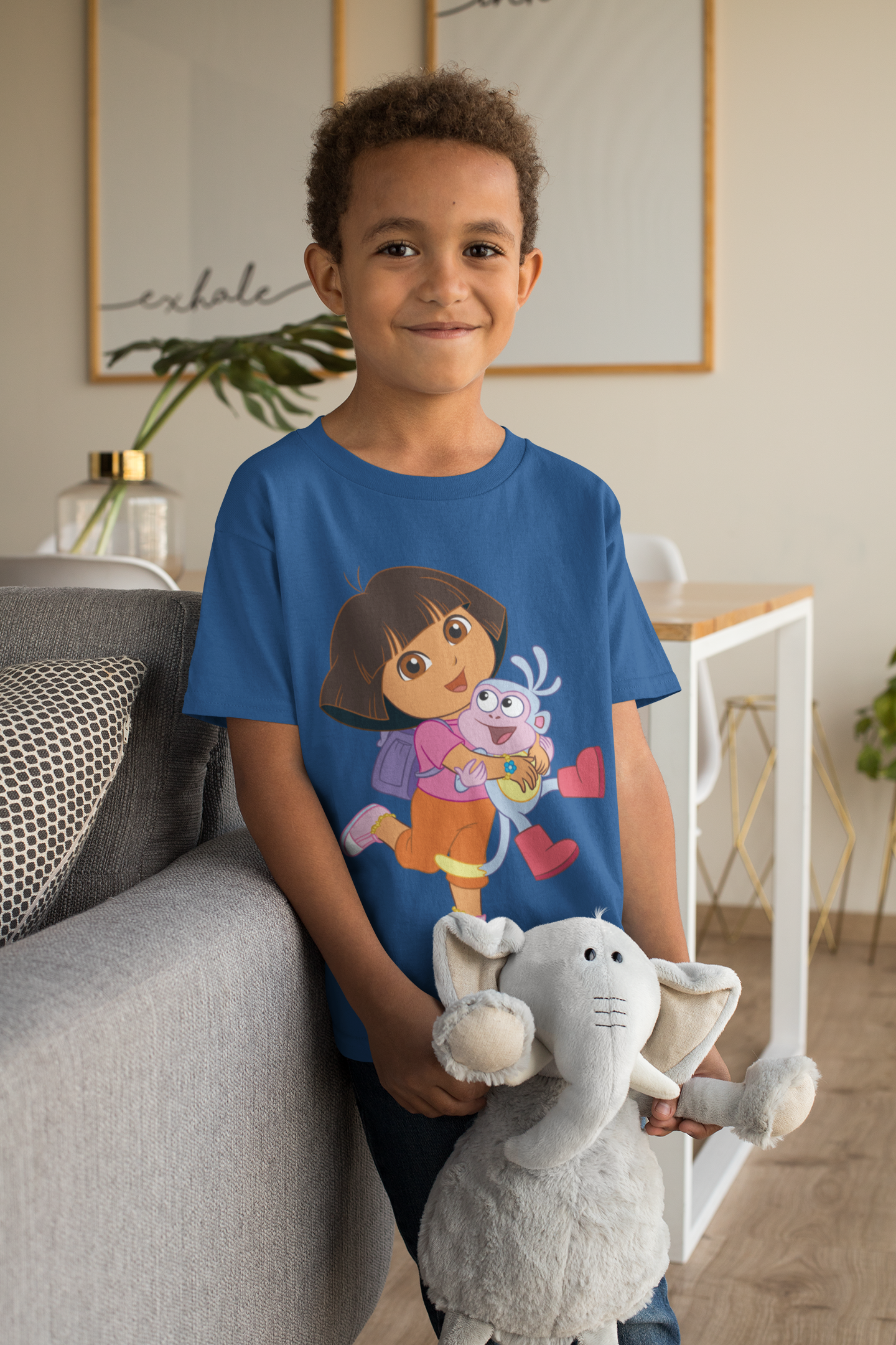 Cute Cartoon Half Sleeves T-Shirt for Boy-FunkyTeesClub