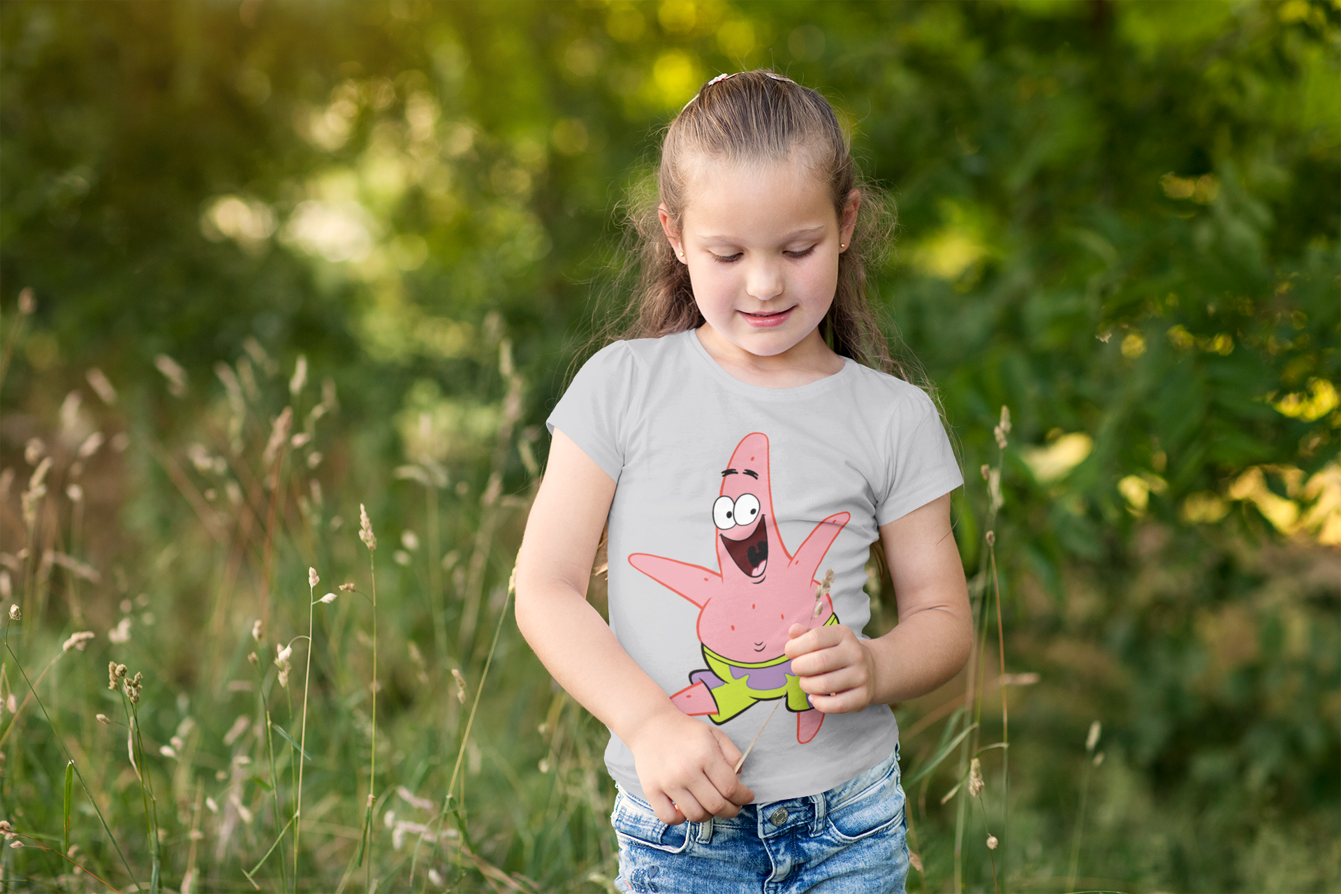 Cute Cartoon Half Sleeves T-Shirt For Girls -FunkyTeesClub