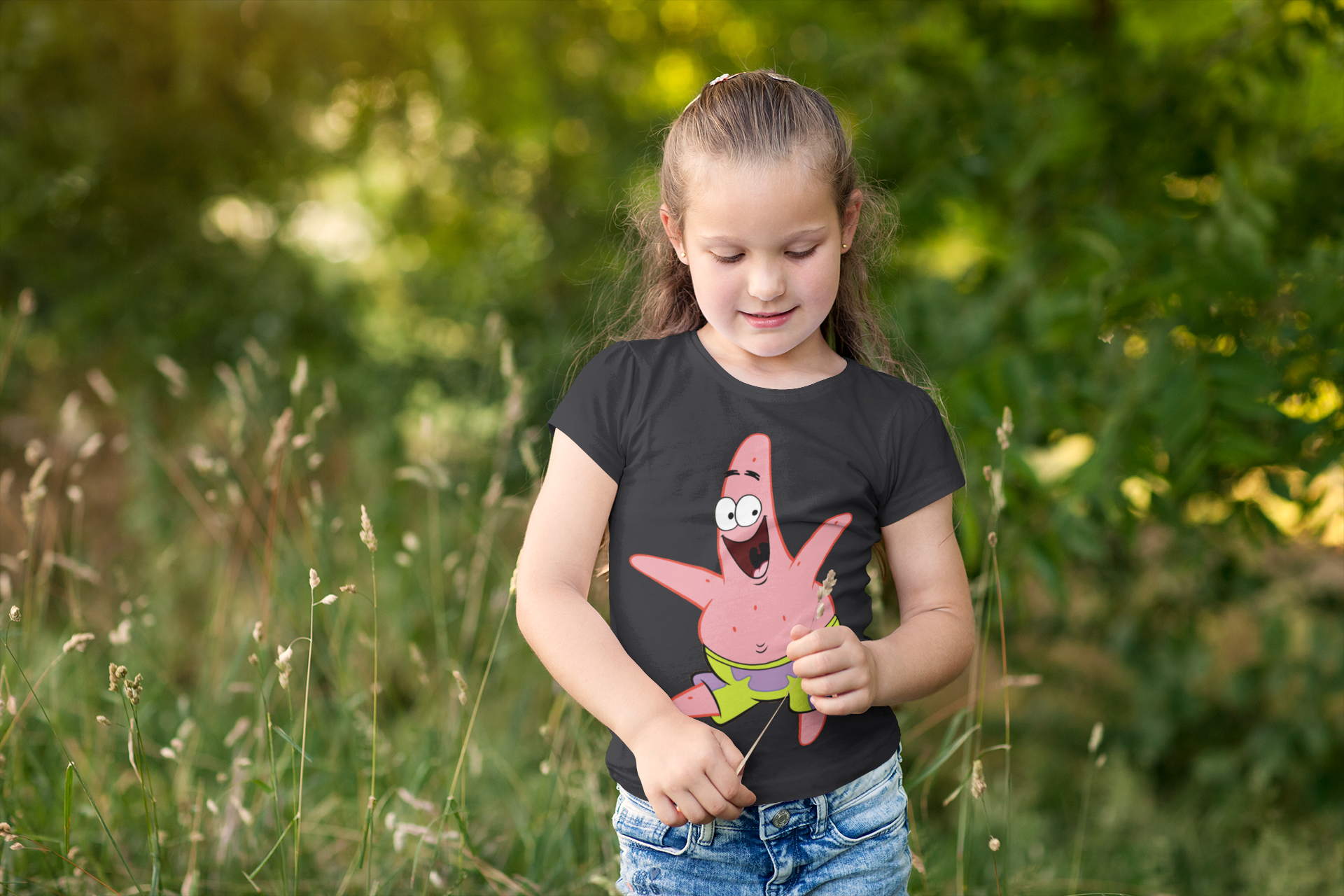 Cute Cartoon Half Sleeves T-Shirt For Girls -FunkyTeesClub